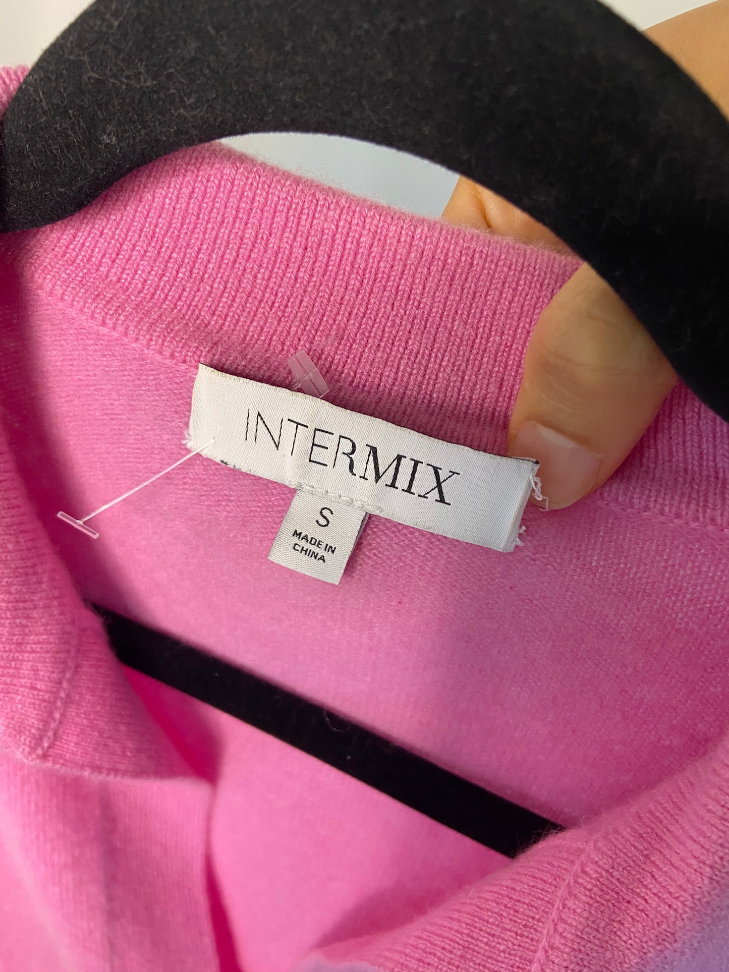 Intermix Hillary Cashmere Polo Sweater size S