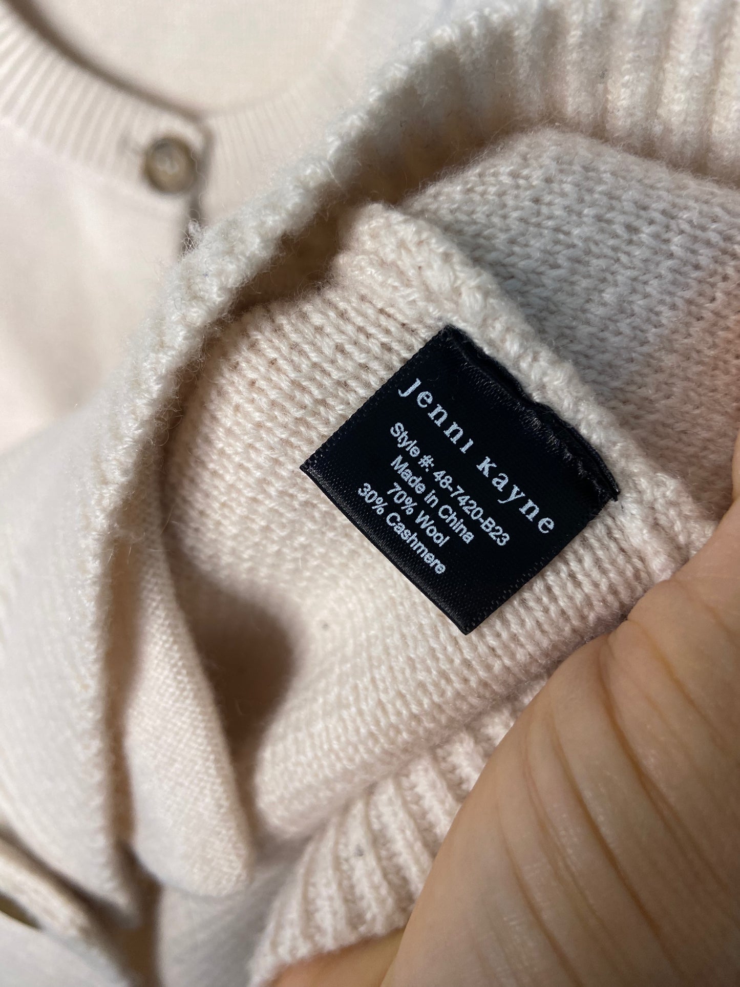 Jenni Kayne Cooper Cashmere Cardigan size XS