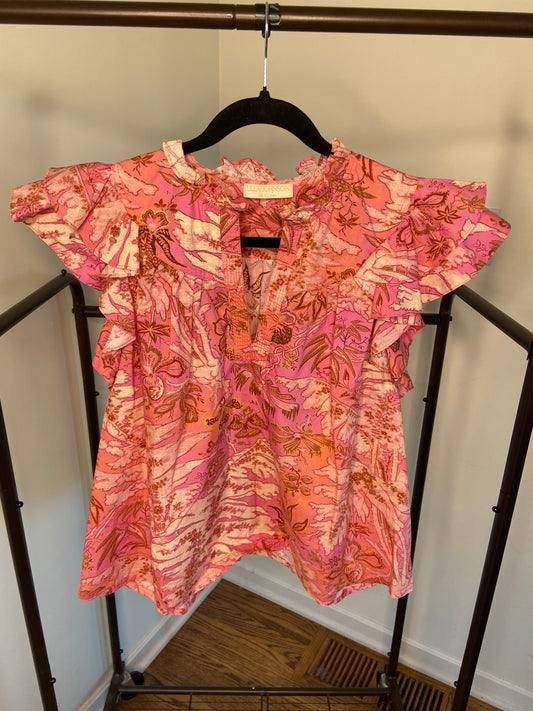 Ulla Johnson Camellia Lei Top size 10