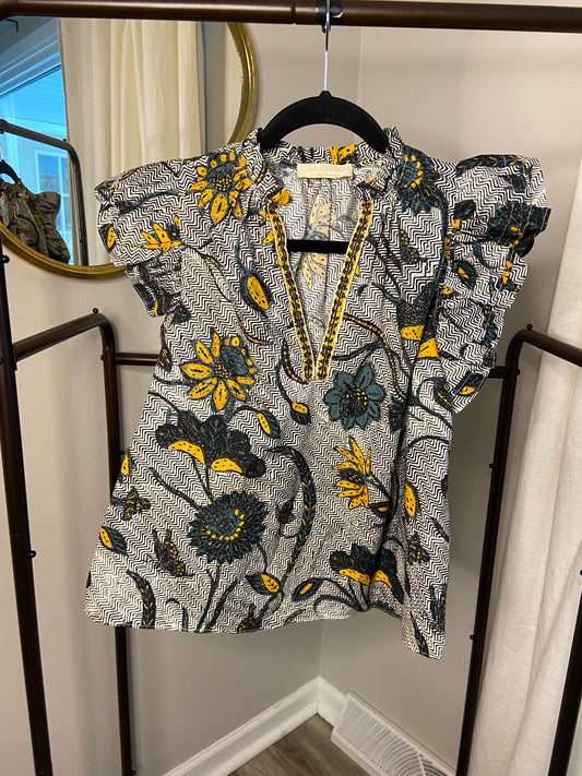 Ulla Johnson Elena Top in Portofino size 0