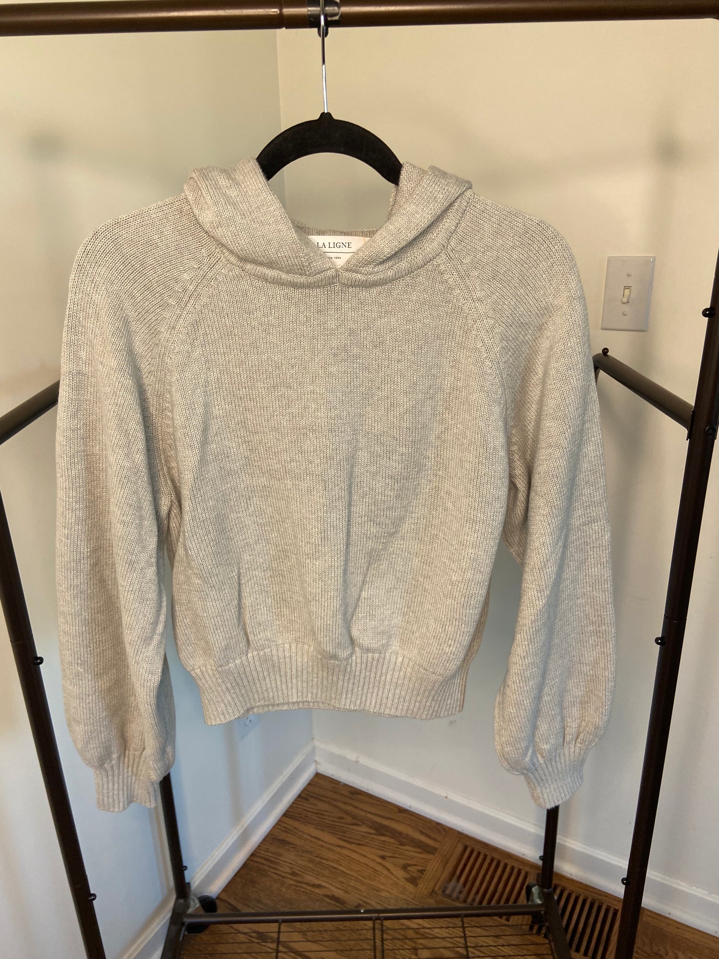 La Ligne Jill Cotton Hoodie size XS