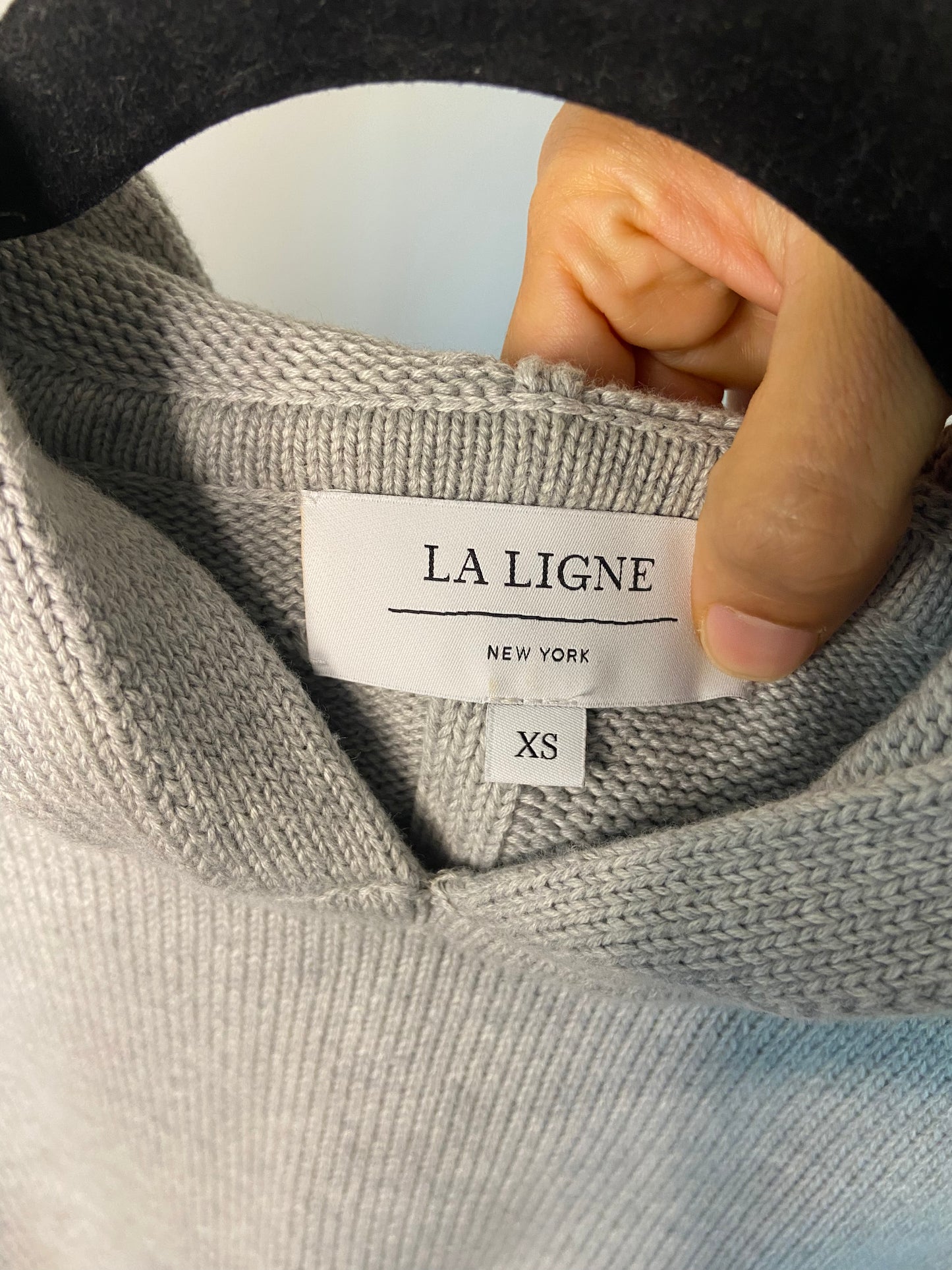 La Ligne Jill Cotton Hoodie size XS