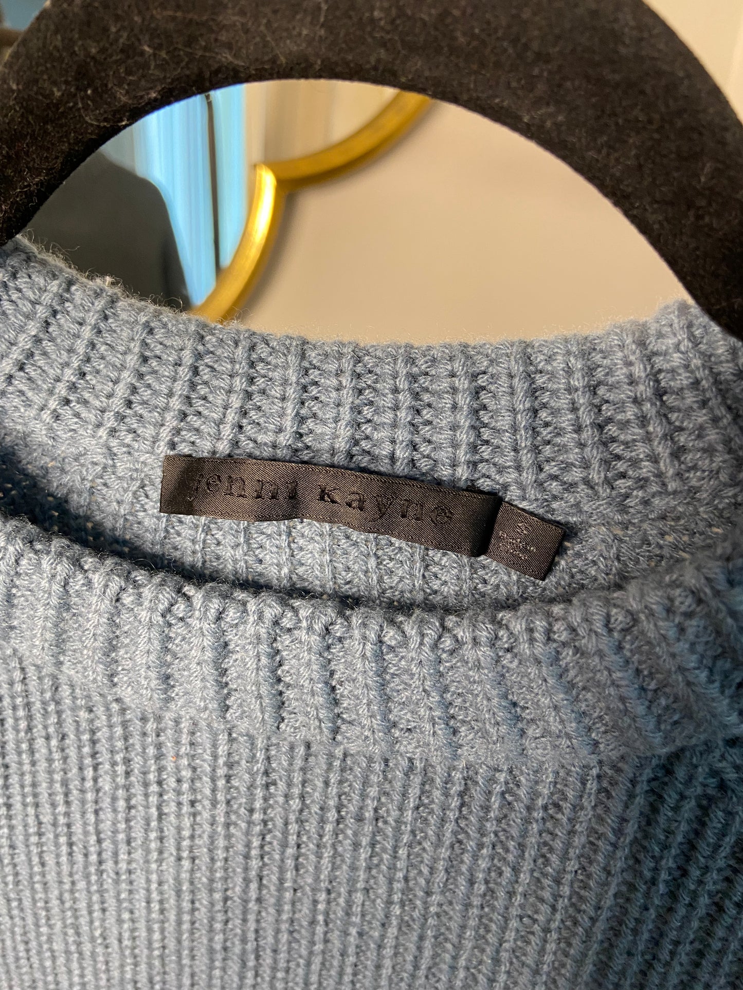 Jenni Kayne Cashmere Fisherman Sweater size S