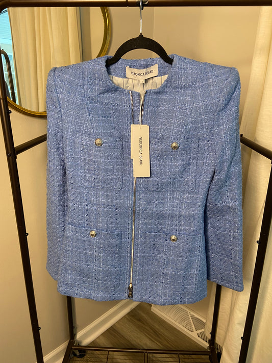 Veronica Beard Agni Dickey Tweed Jacket size 2
