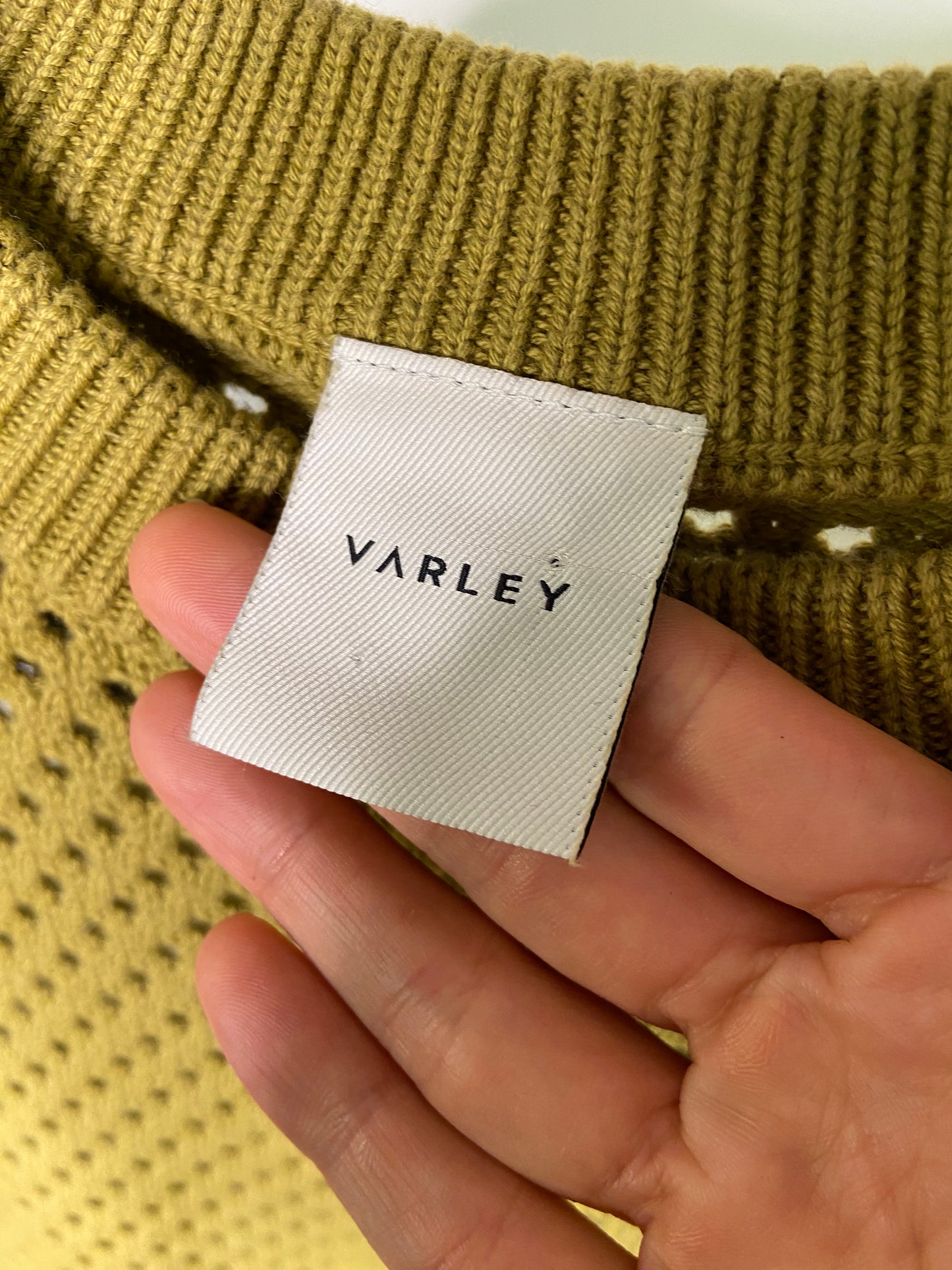 Varley Hester Knit Crew Sweater size XS