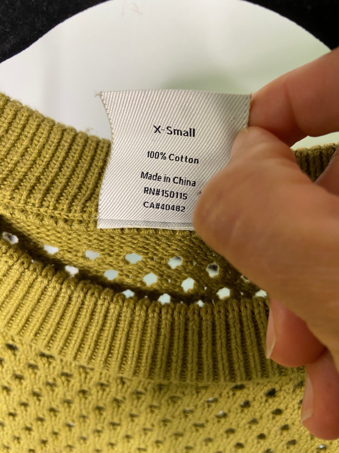 Varley Hester Knit Crew Sweater size XS