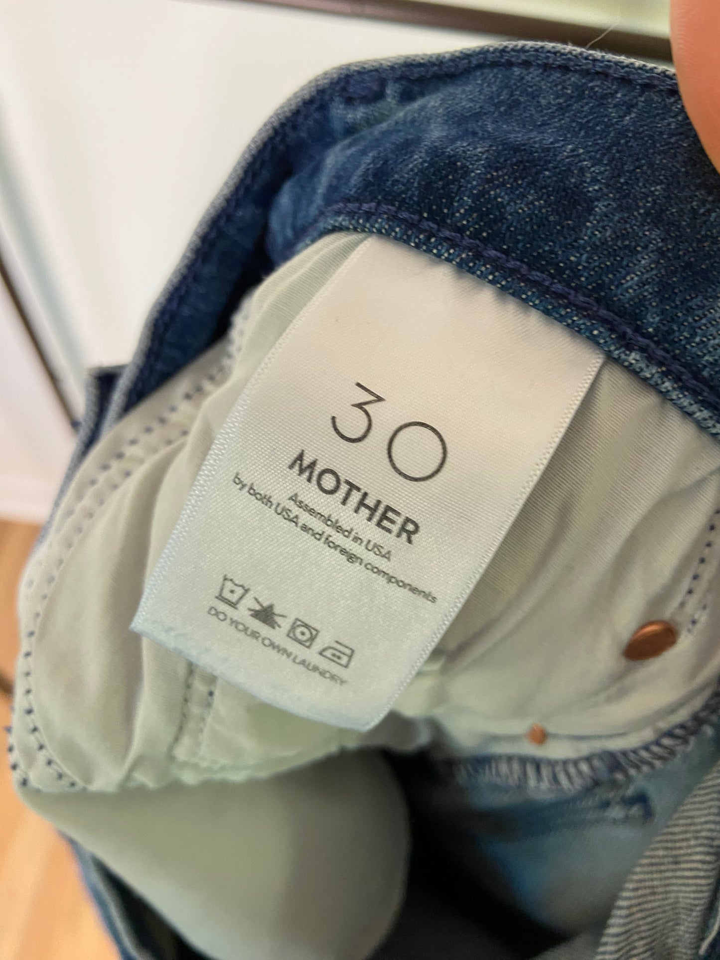 Mother The Half Pipe Flood Jeans size 30