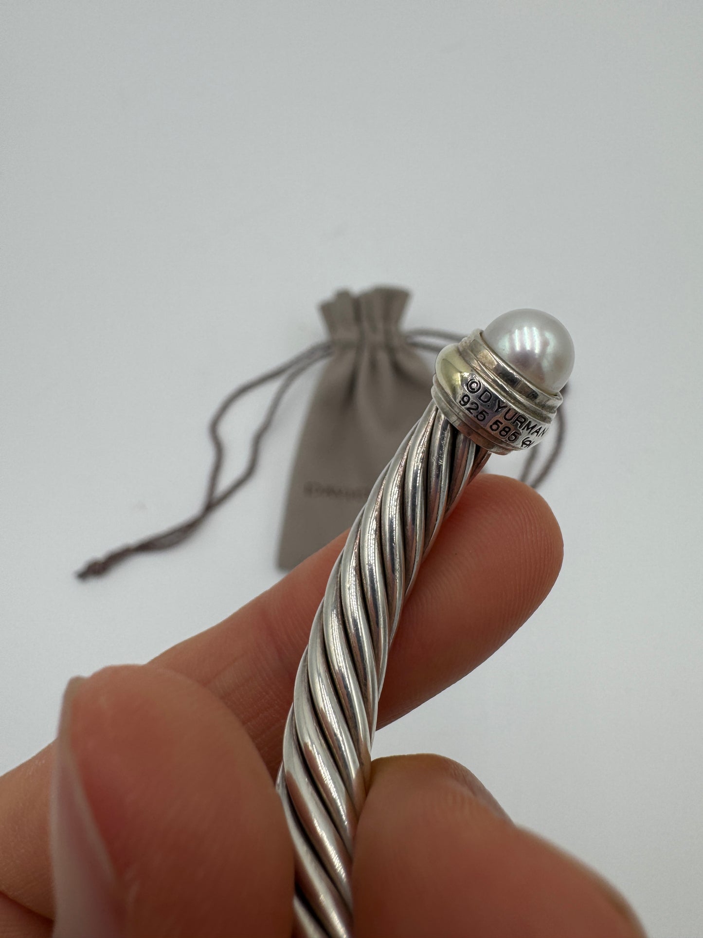 David Yurman 7mm Classic Cable Bracelet in Sterling Silver