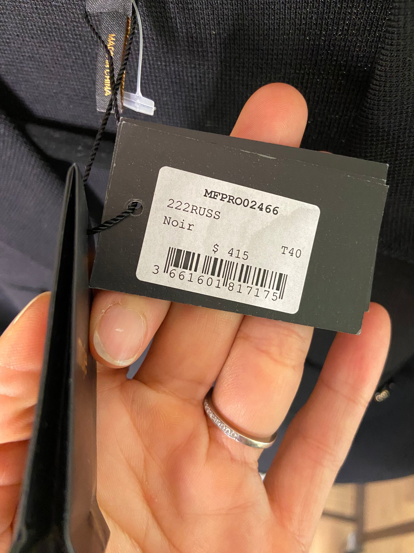 Maje Russ Belted Woven Mini Dress size 40 - Large