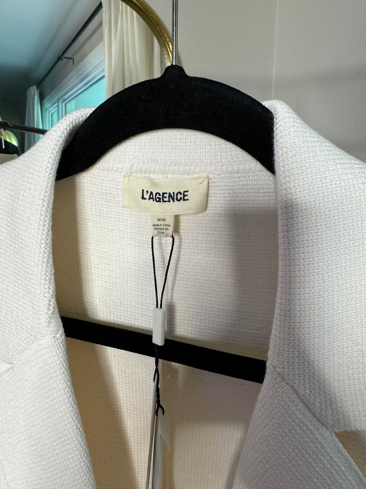 L'AGENCE Lacey Knit Blazer Jacket size M