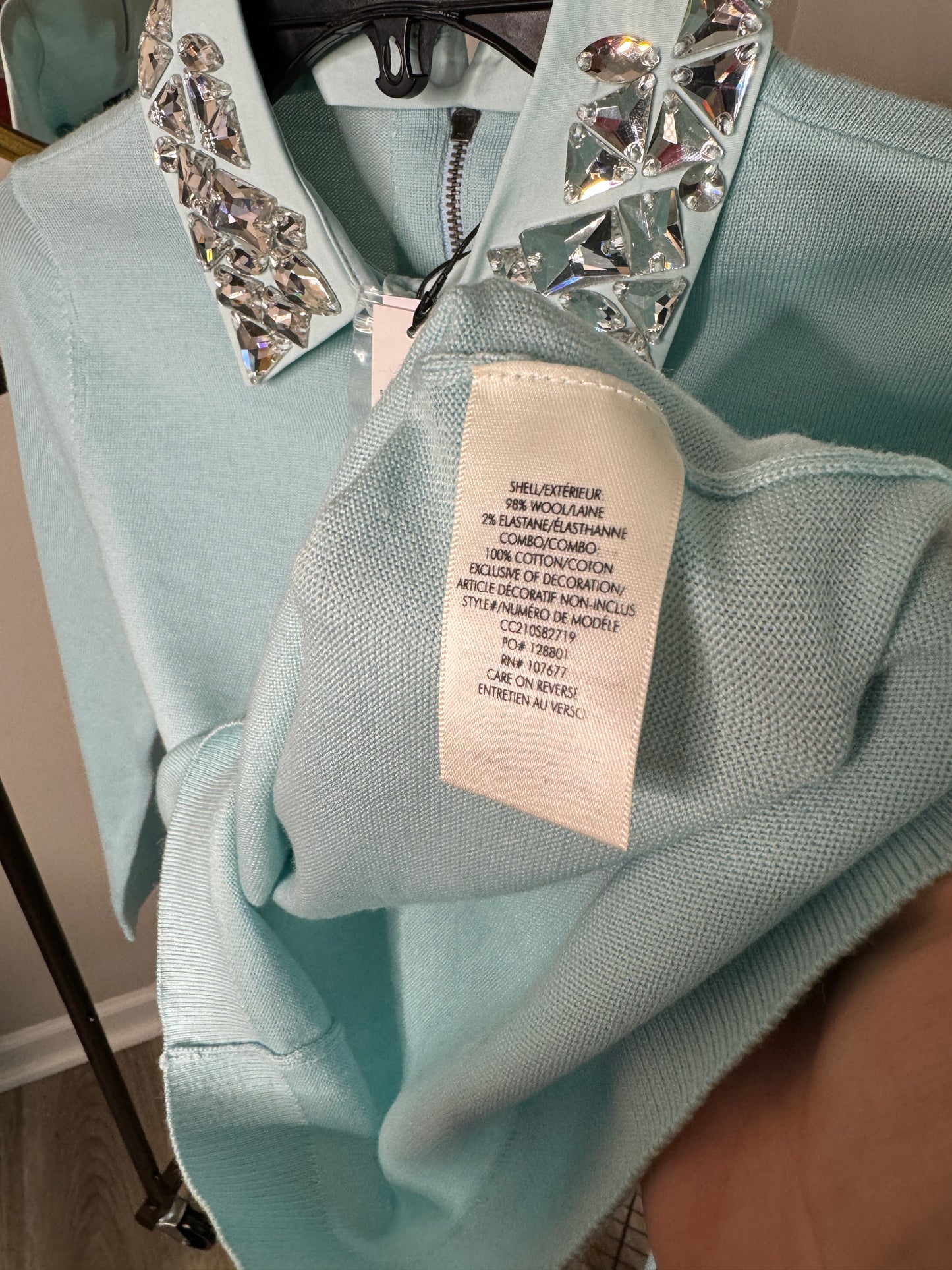 Alice and Olivia Porla Wool Blend Sweater size XS