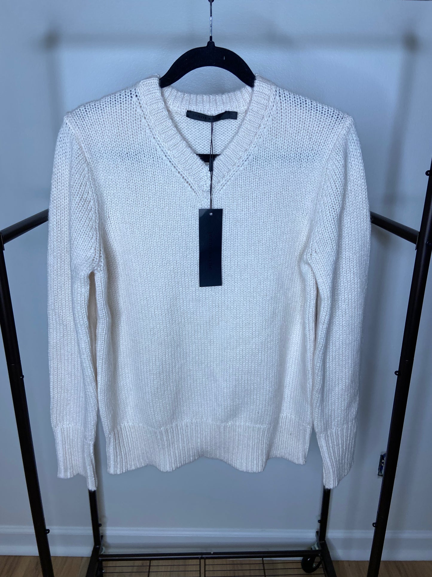 Jenni Kayne Cashmere Kate V-Neck Sweater size XS