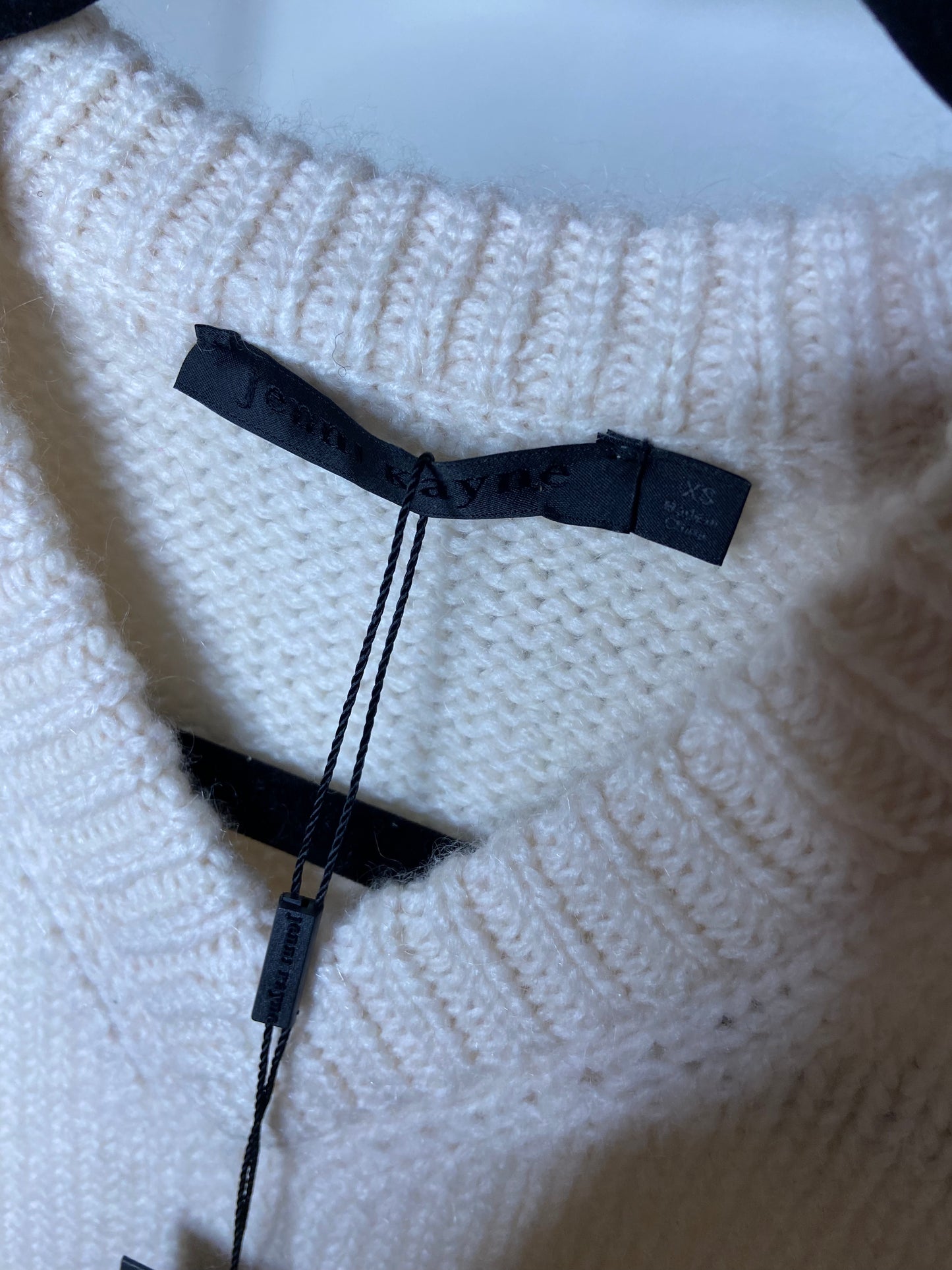 Jenni Kayne Cashmere Kate V-Neck Sweater size XS