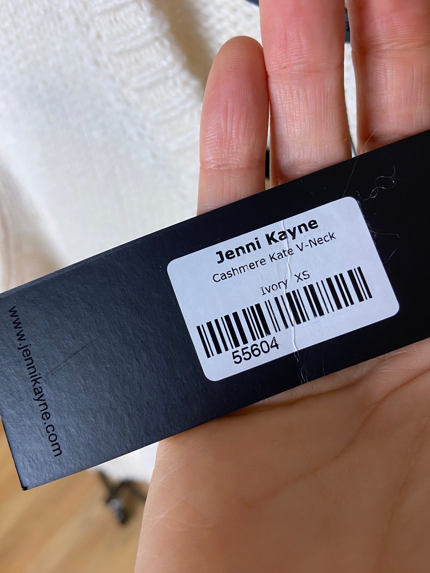 Jenni Kayne Cashmere Kate V-Neck Sweater size XS