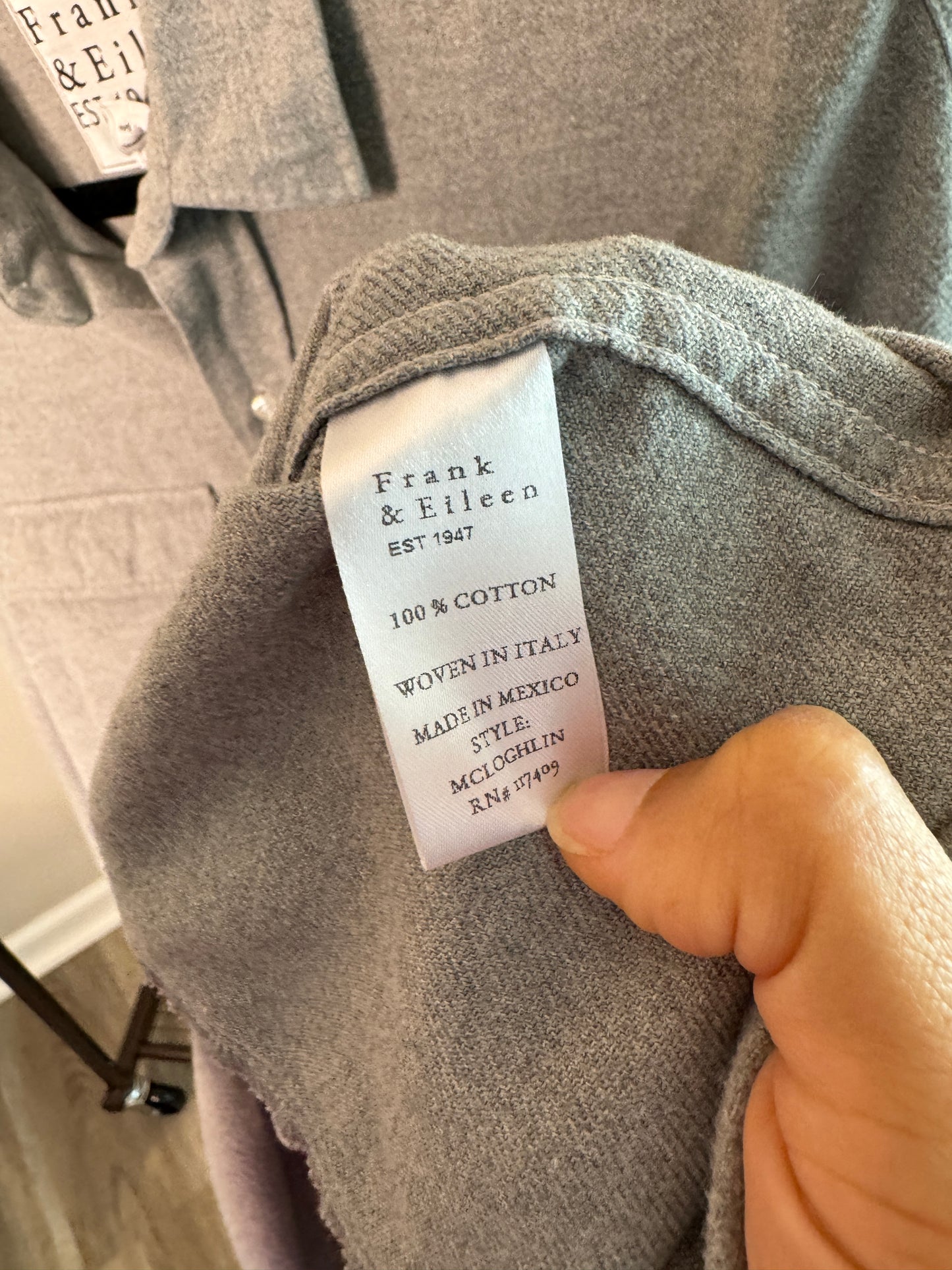 Frank and Eileen McLoughlin Shirt size M/L