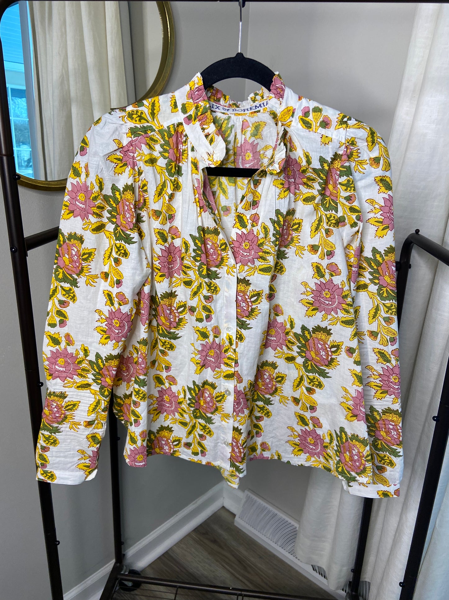 Alix of Bohemia Annabel Prickly Pear Shirt size XS