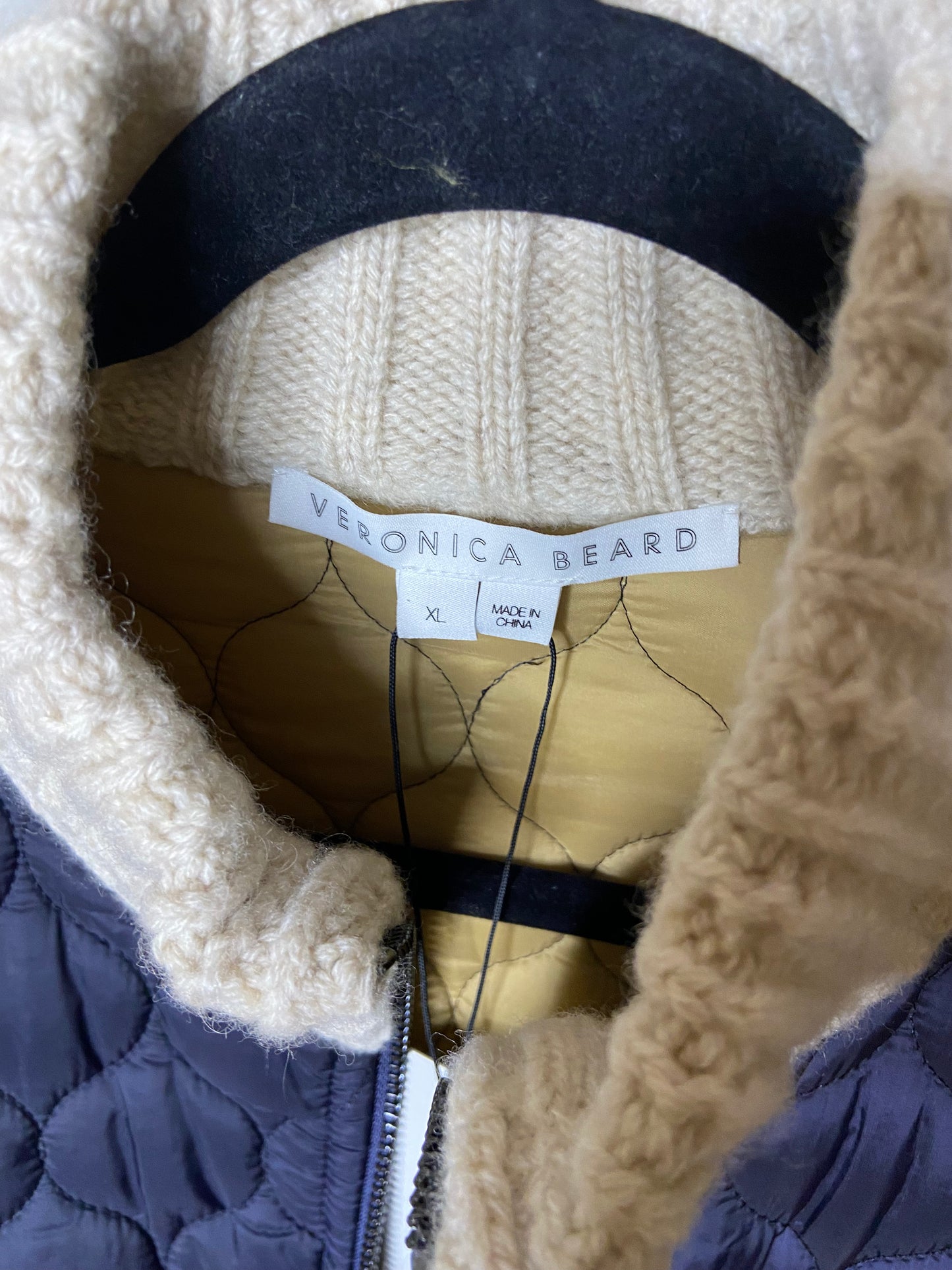 Veronica Beard Patra Mixed Media Jacket size XL