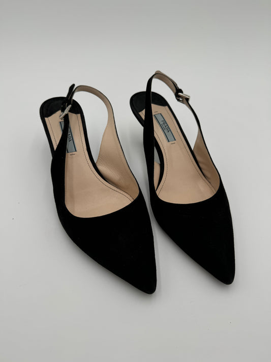 Prada Pointed Toe Slingbacks size 39.5