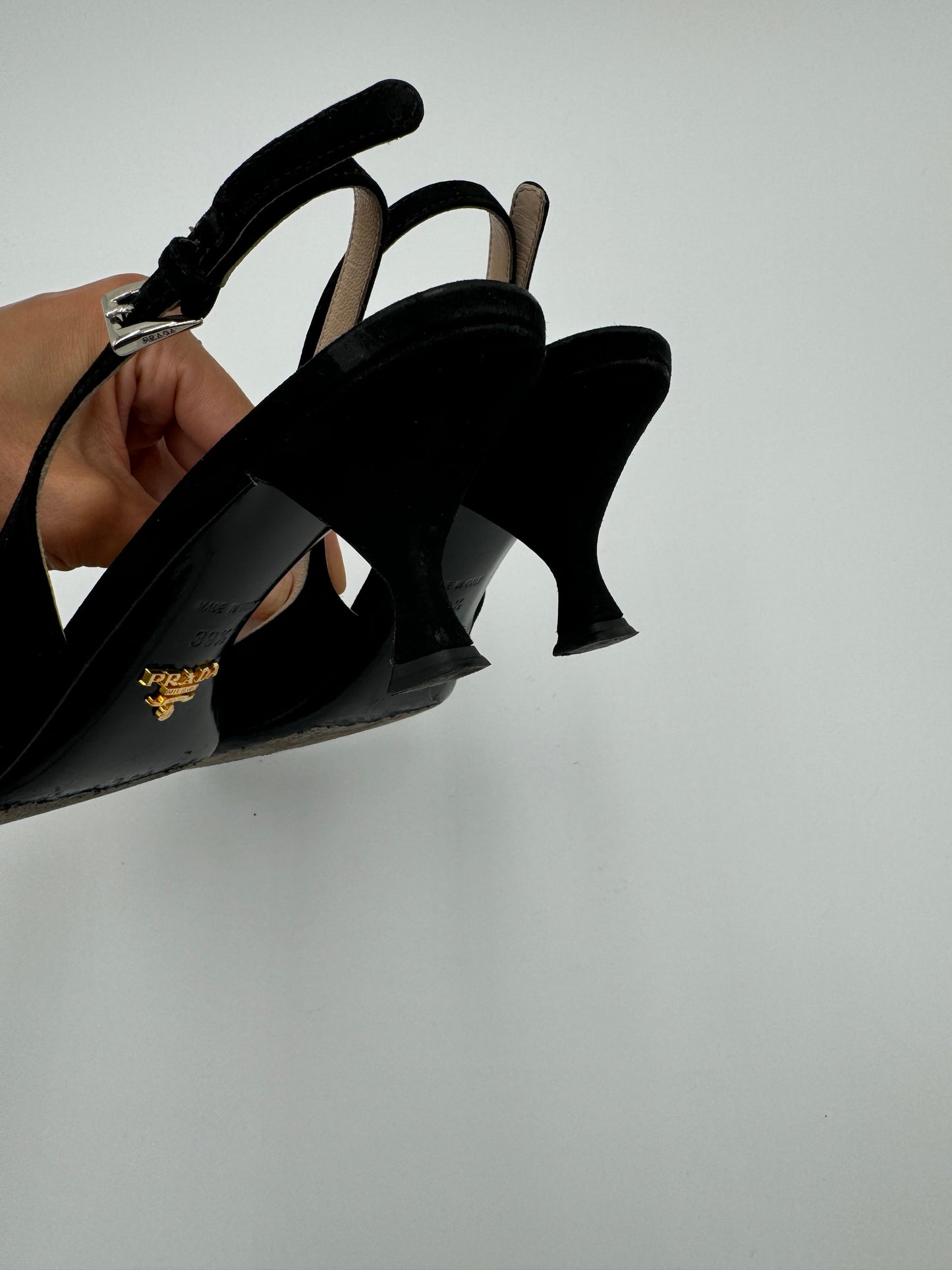 Prada Pointed Toe Slingbacks size 39.5