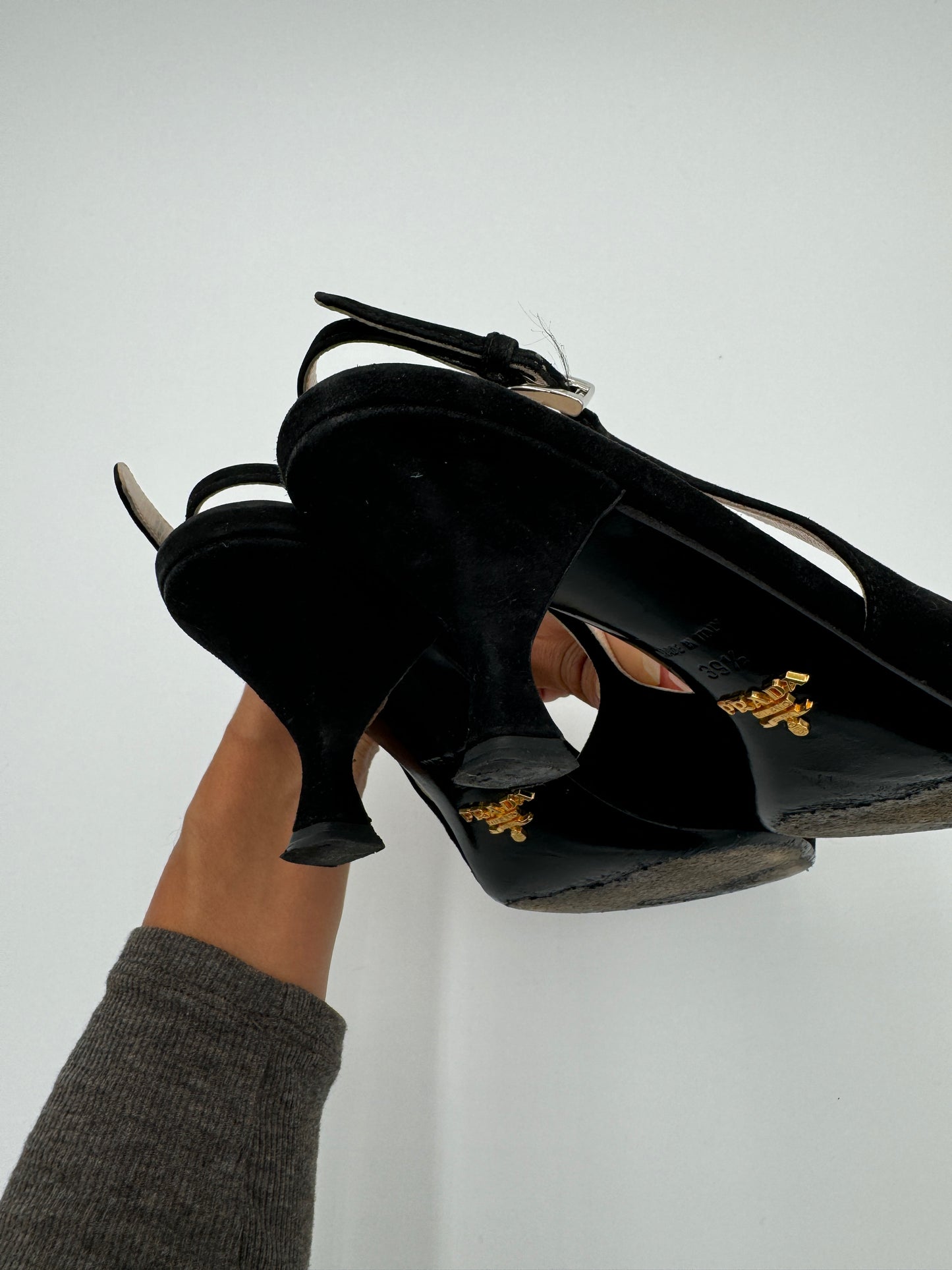 Prada Pointed Toe Slingbacks size 39.5