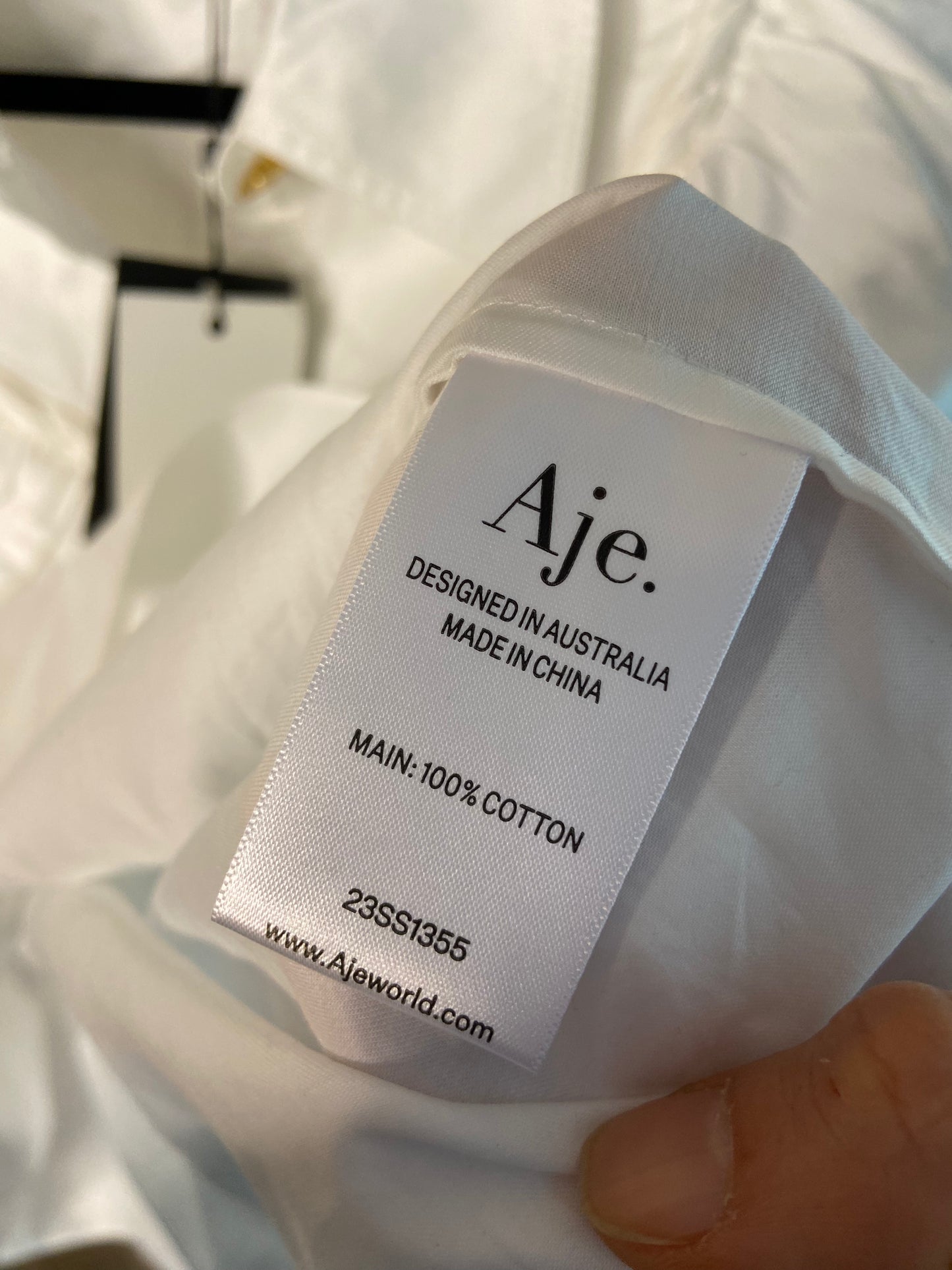 Aje Anne Twisted Blouse size US 8