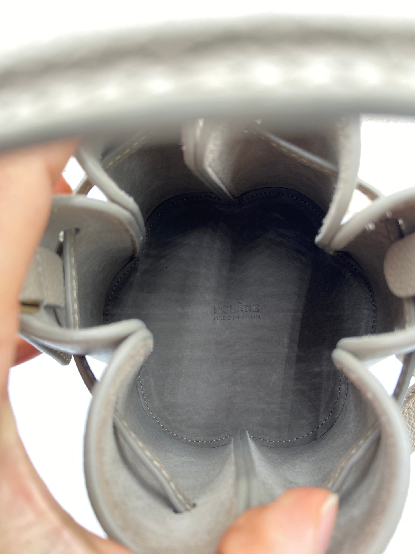 Polene Numéro Huit Mini Edition Textured Taupe