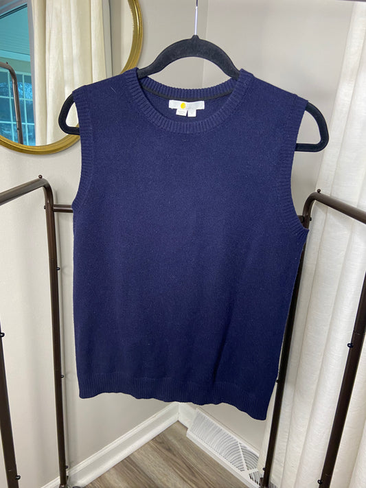 Boden Cashmere Knitted Sweater Vest size S