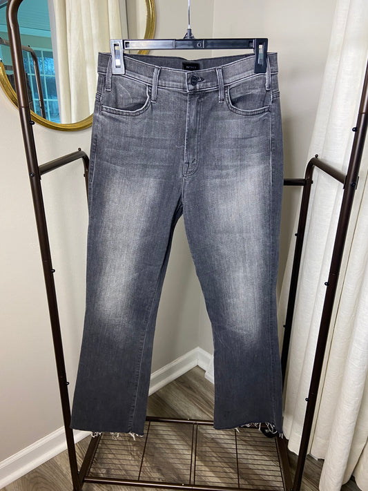 Mother The Hustler Ankle Fray Jeans size 28