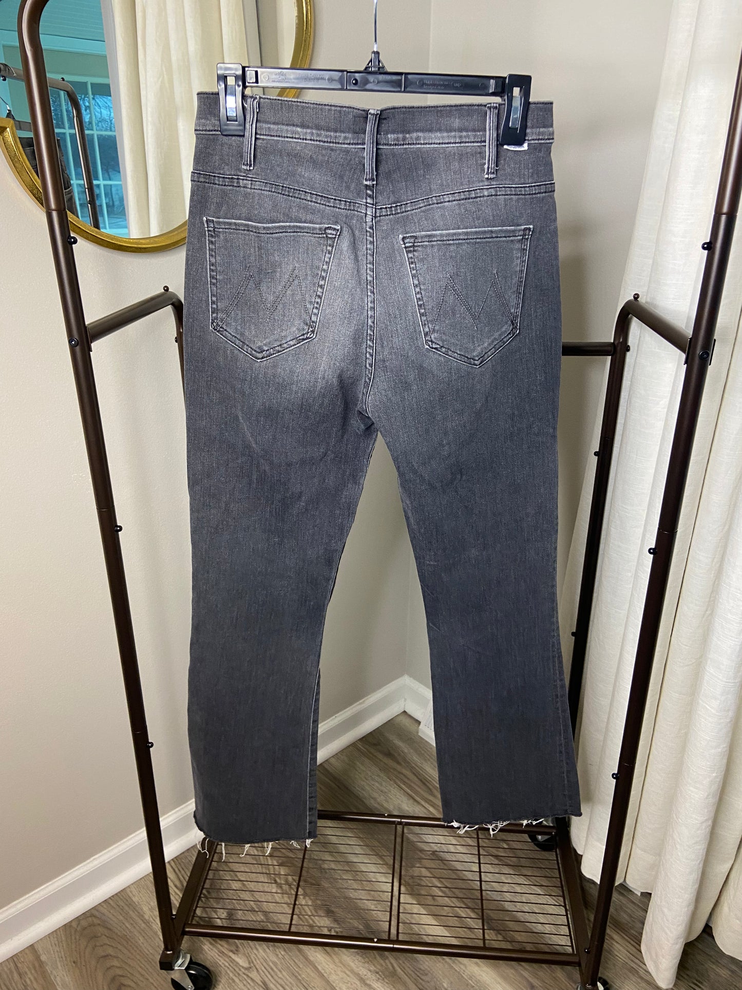 Mother The Hustler Ankle Fray Jeans size 28