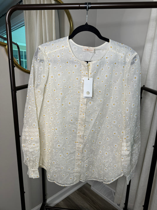 Tory Burch Daisy Hayden Top size 12