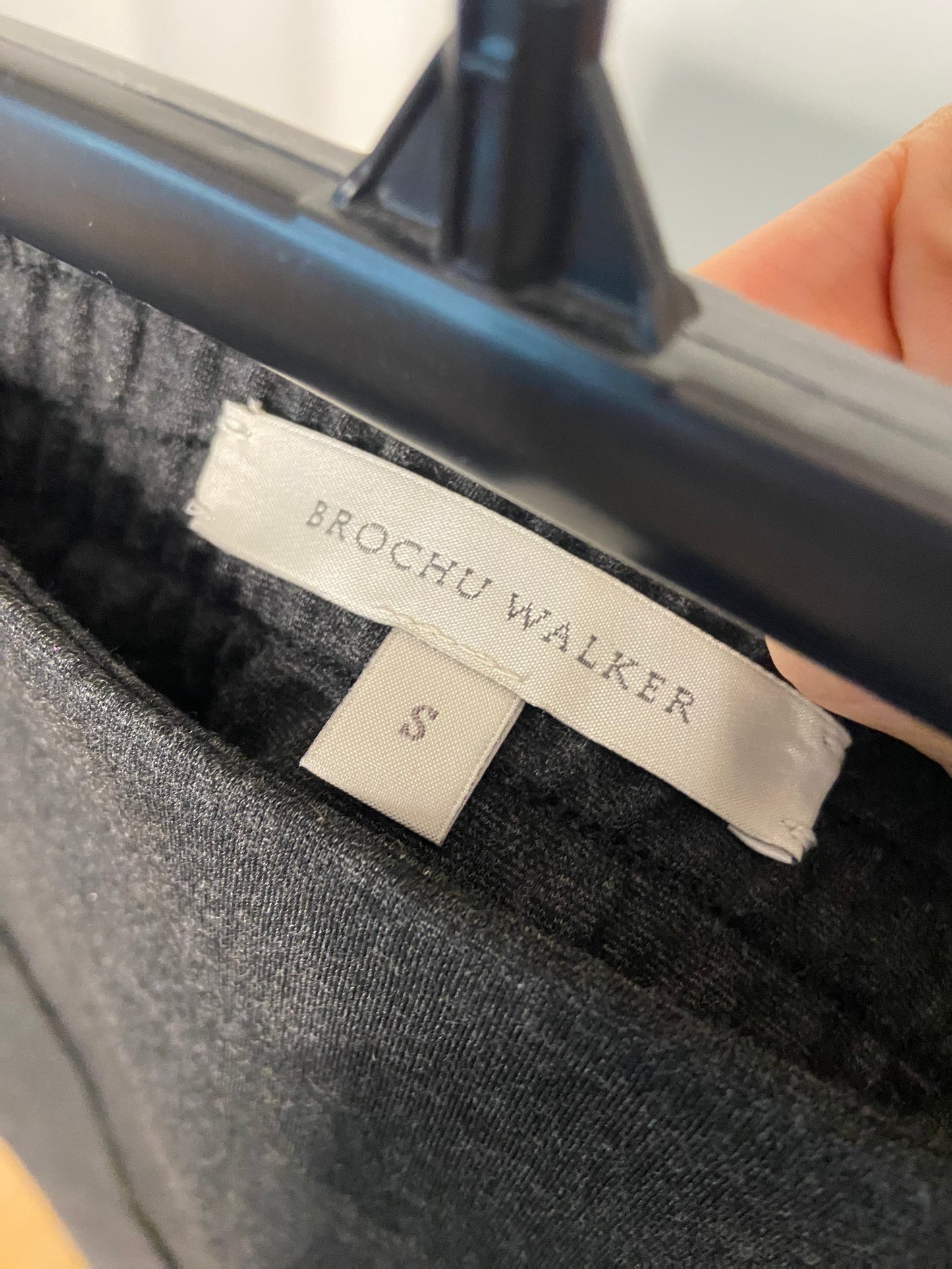 Brochu Walker Miro Cropped Pant in Dark Charcoal Melange size S