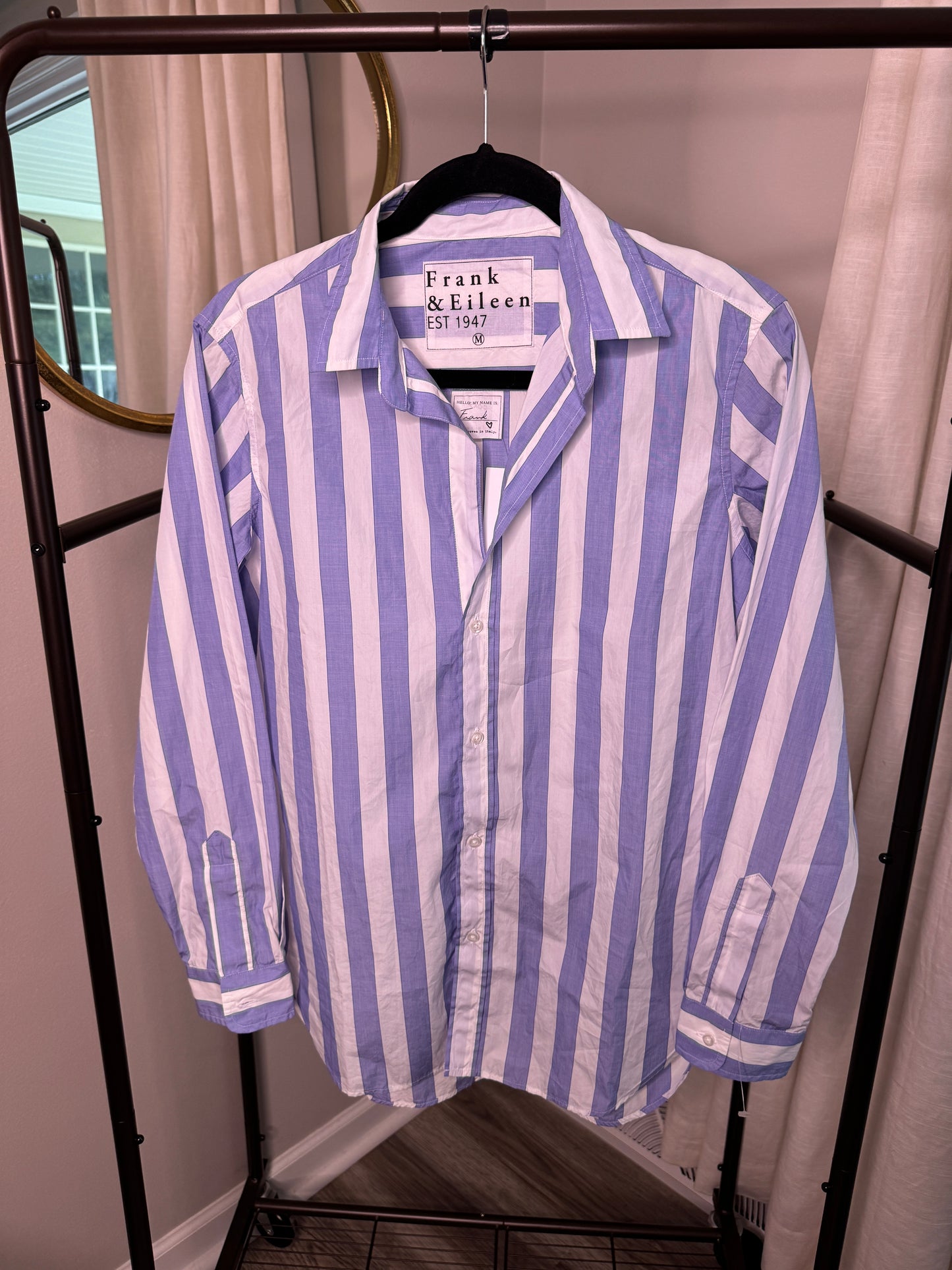 Frank and Eileen "Frank" Striped Shirt size M
