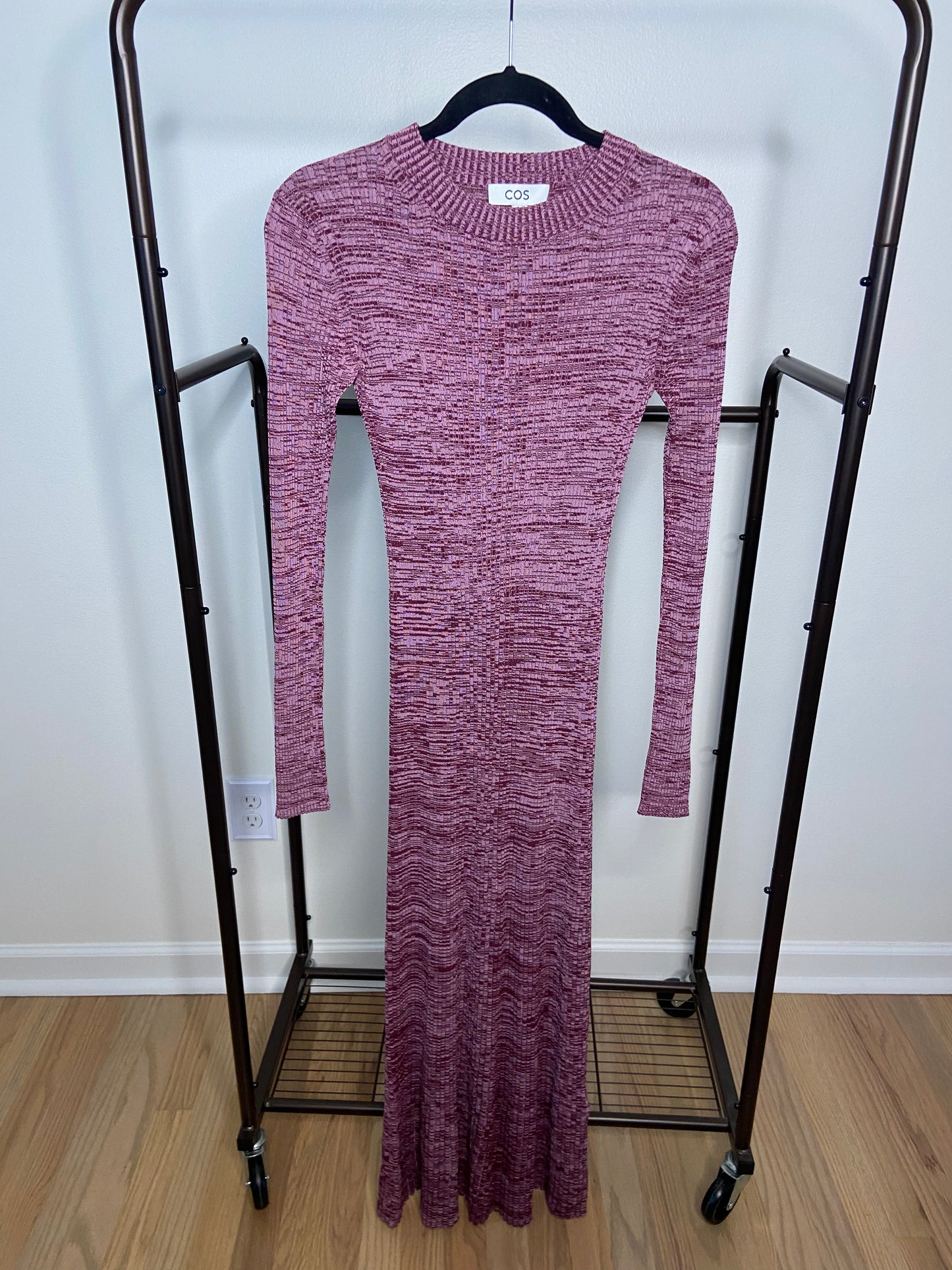 COS Heathered Midi Knit Dress size XS