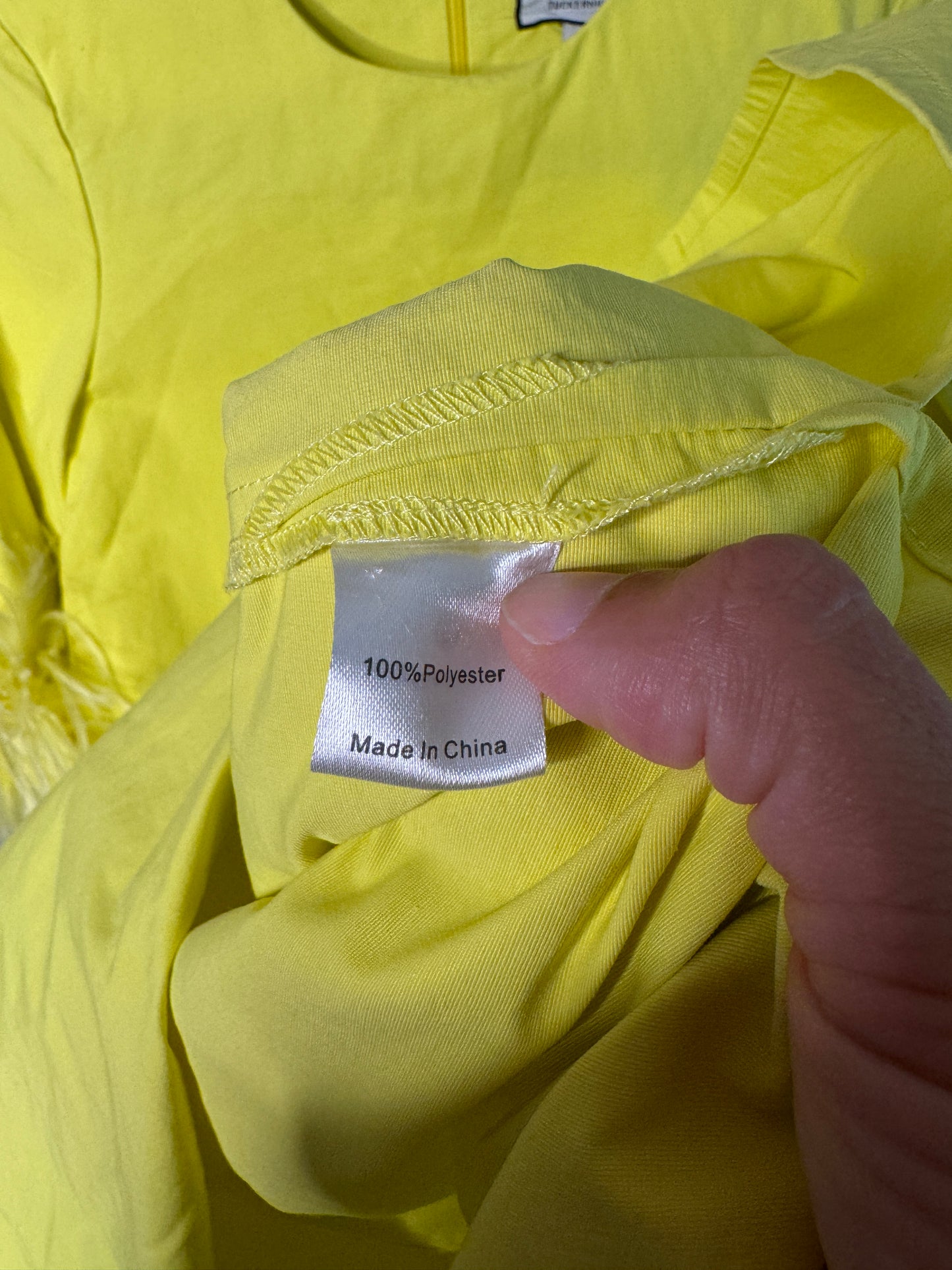 Tuckernuck Citron Feather Jamie Dress size XS