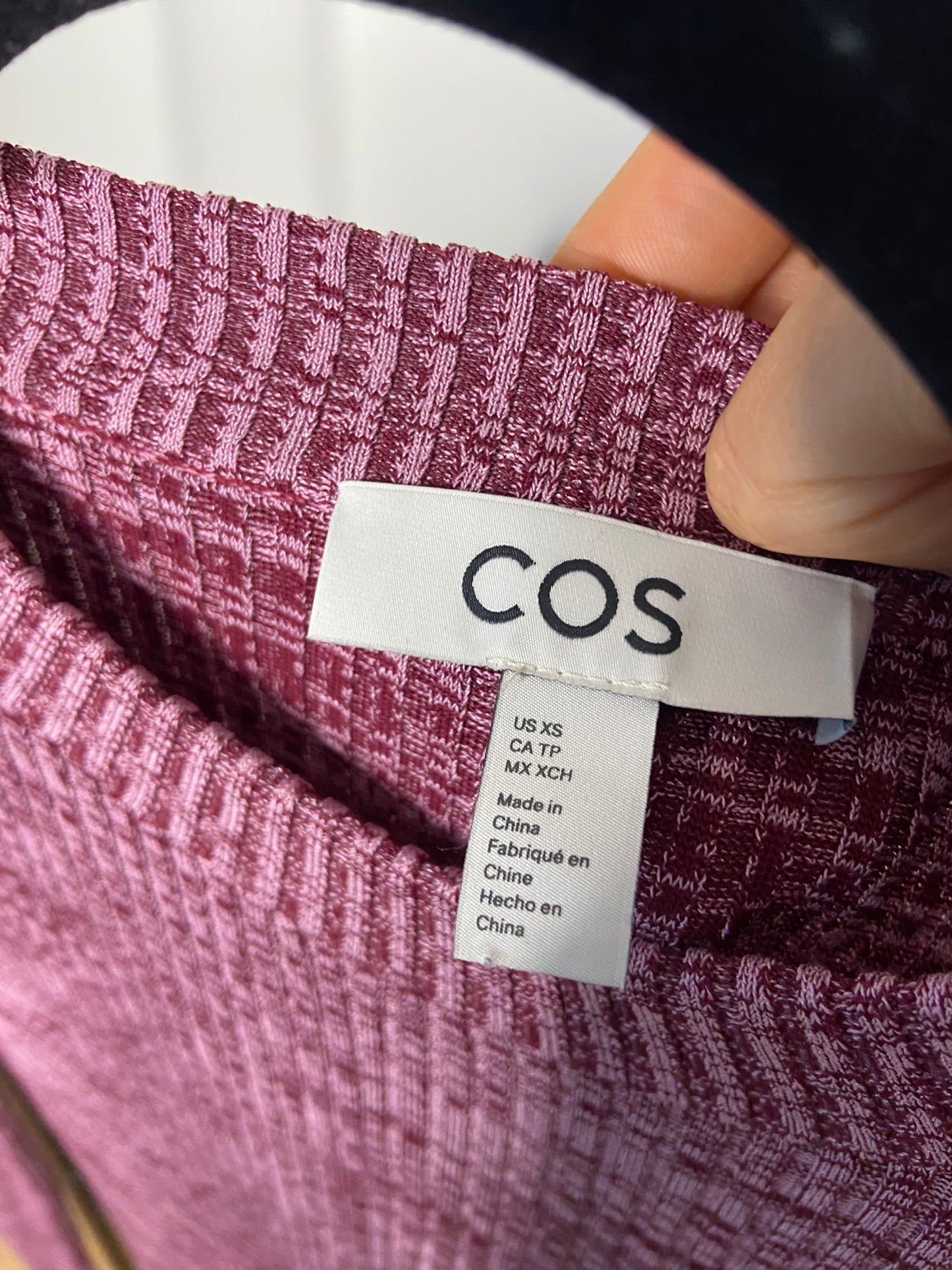 COS Heathered Midi Knit Dress size XS