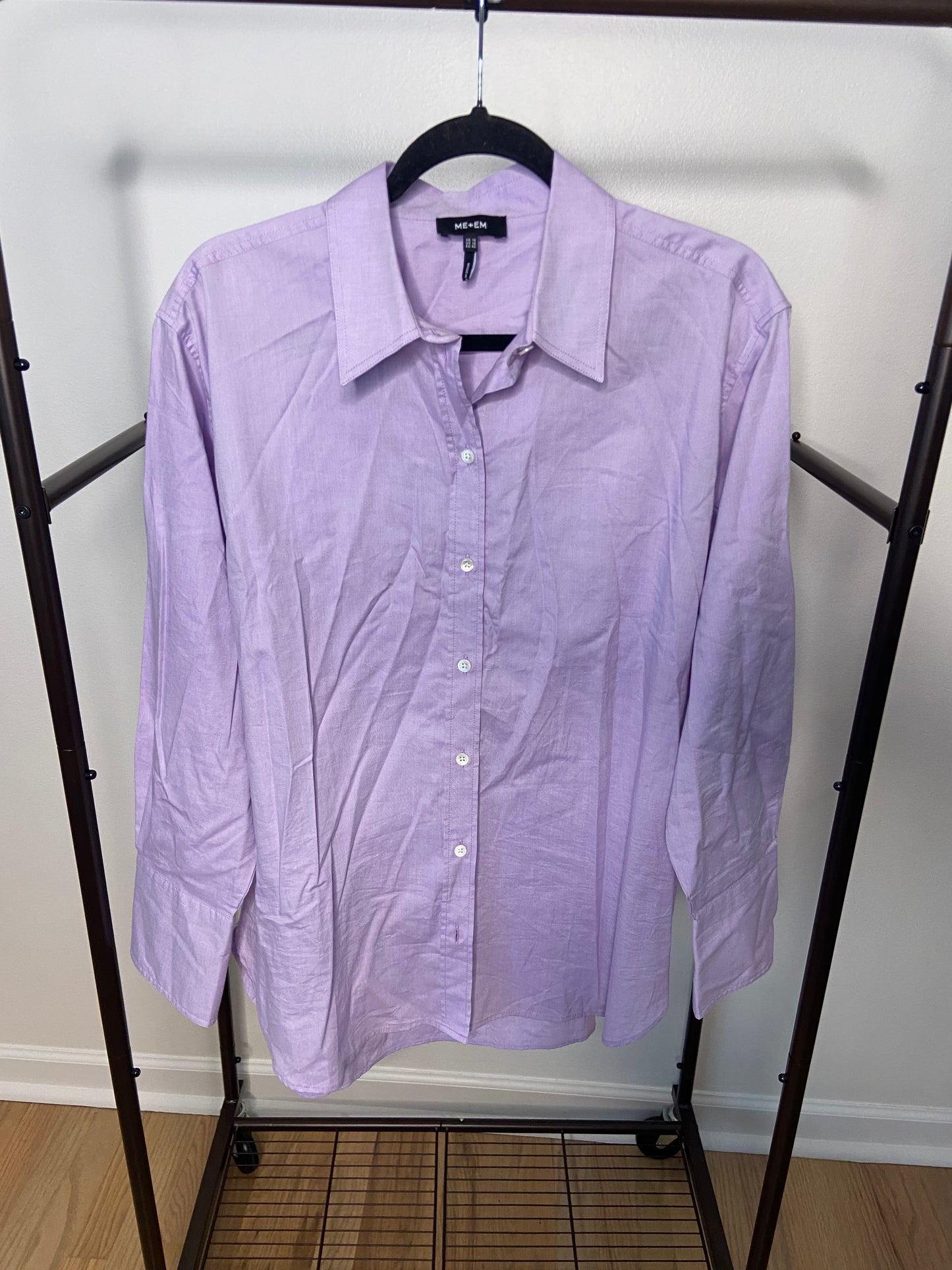 Me+Em Cotton Oversized Boyfriend Shirt size 10