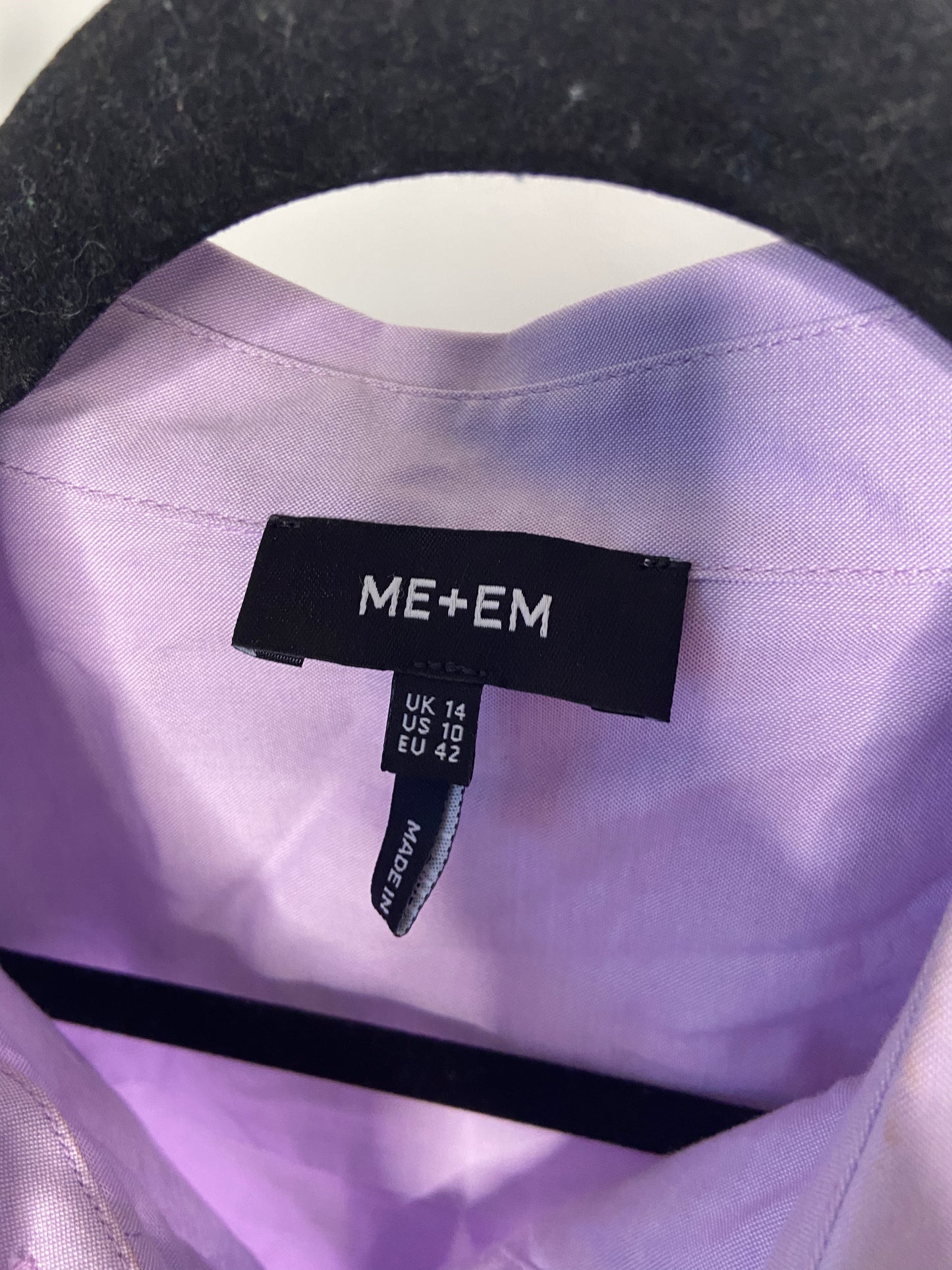 Me+Em Cotton Oversized Boyfriend Shirt size 10