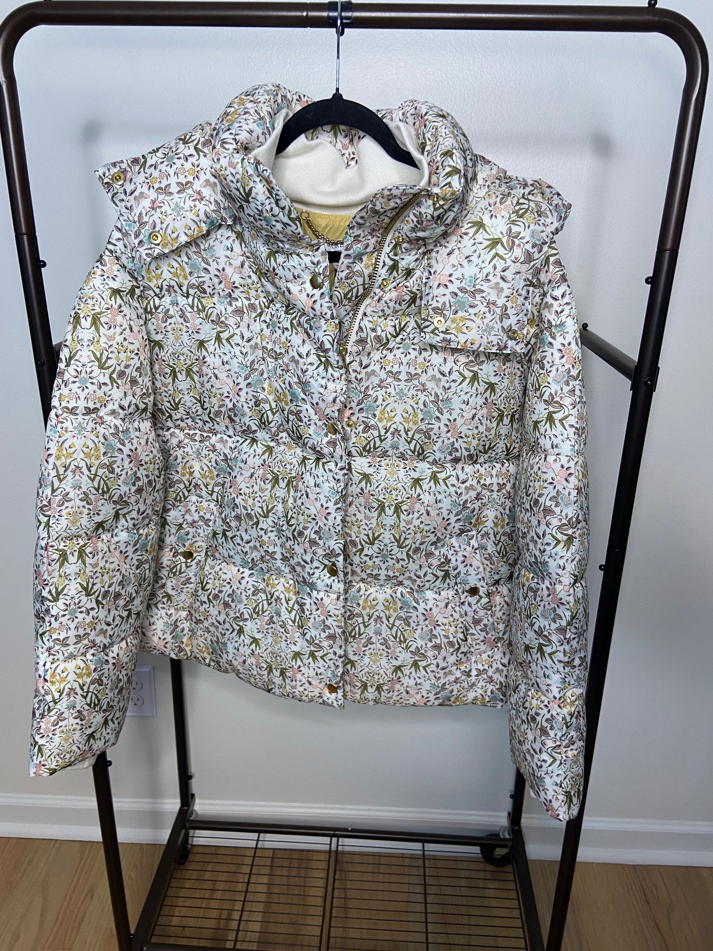 J. Crew Flurry Puffer Jacket with PrimaLoft in Liberty Tapestry Floral size XL