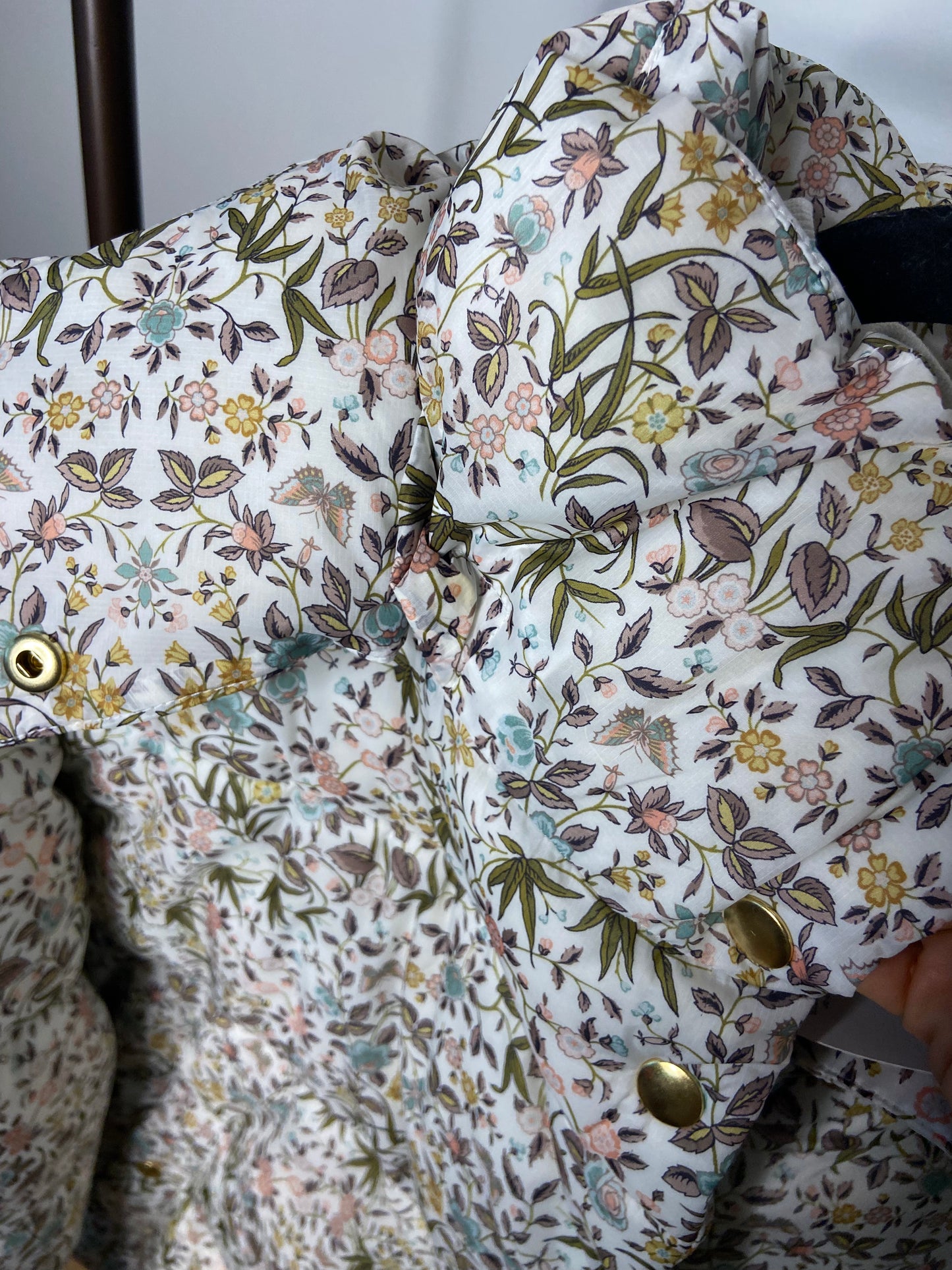 J. Crew Flurry Puffer Jacket with PrimaLoft in Liberty Tapestry Floral size XL