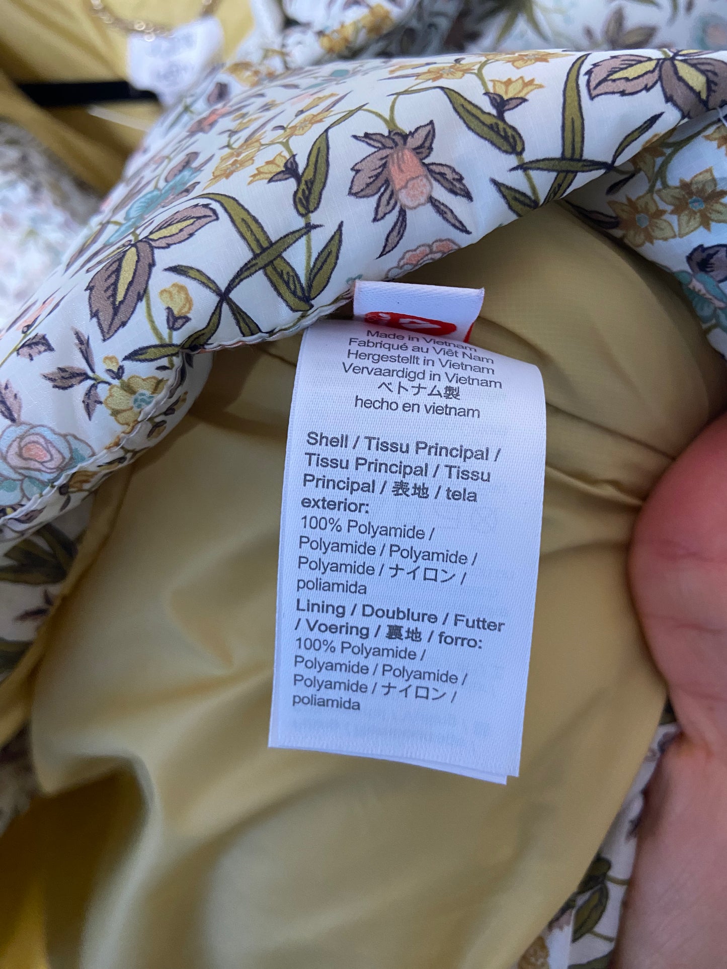 J. Crew Flurry Puffer Jacket with PrimaLoft in Liberty Tapestry Floral size XL