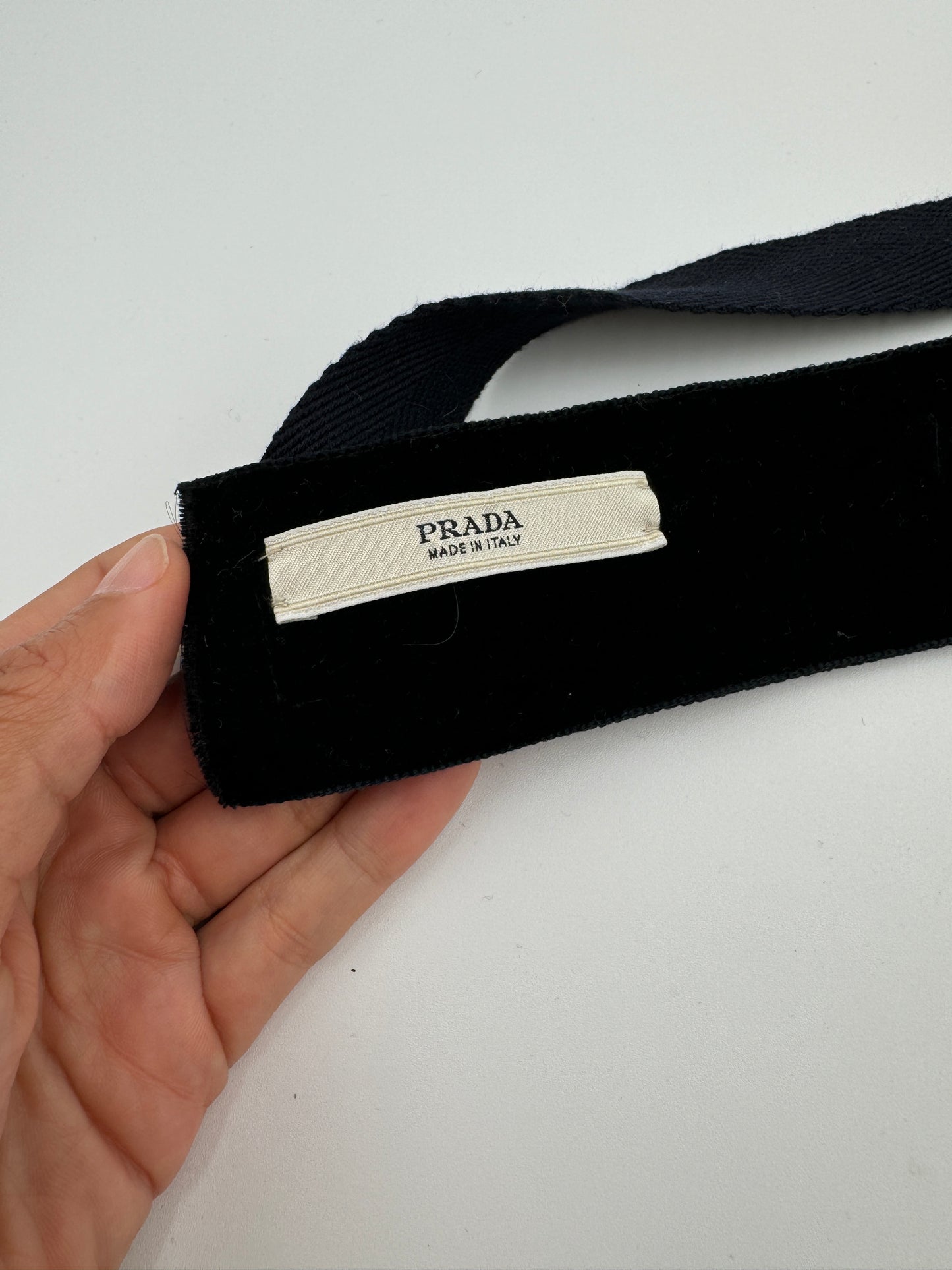 Prada Hand Embroidered Rhinestone Belt ONE SIZE