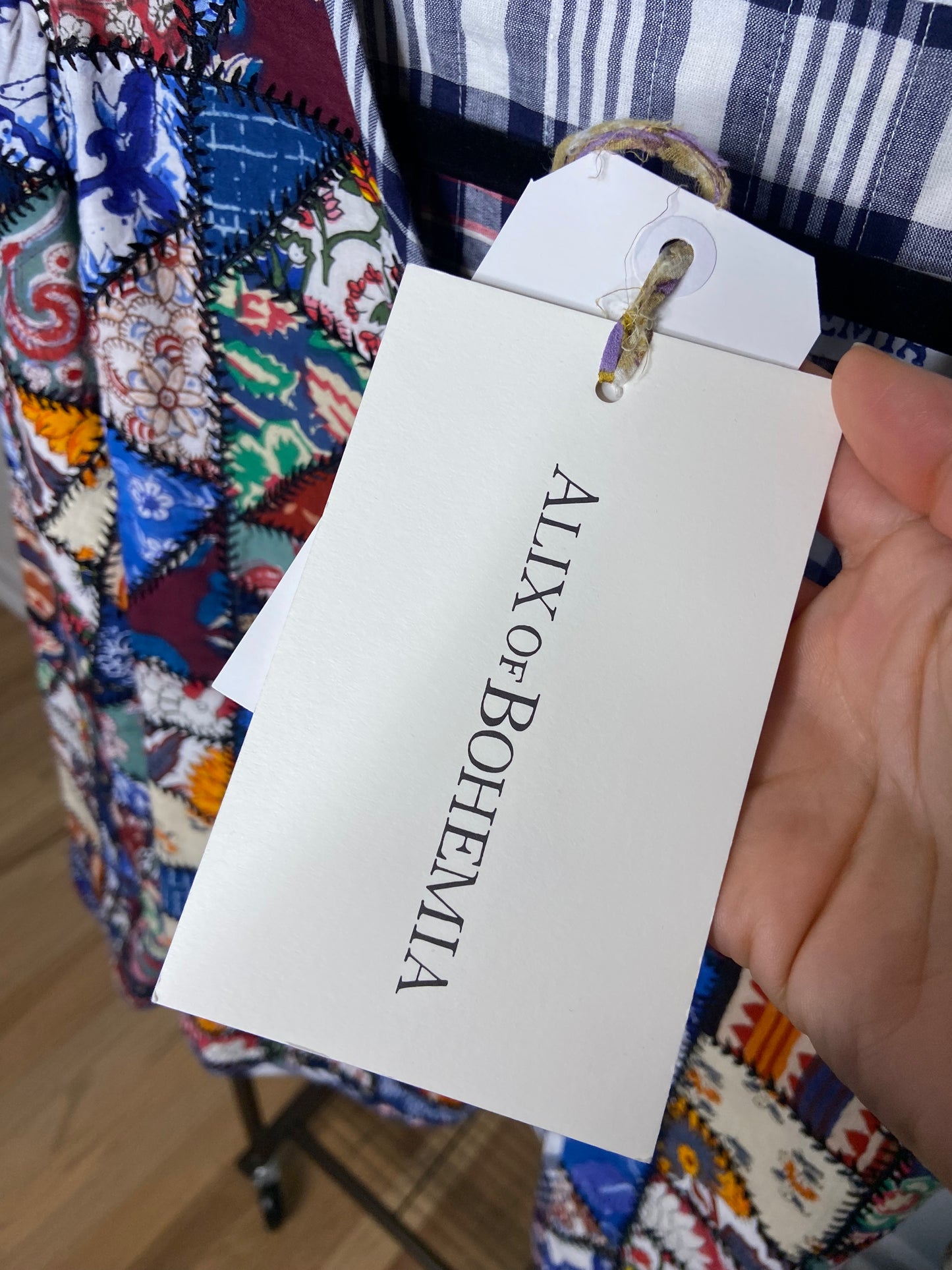 Alix of Bohemia Billie Broken Glass Quilted Jacket size XL