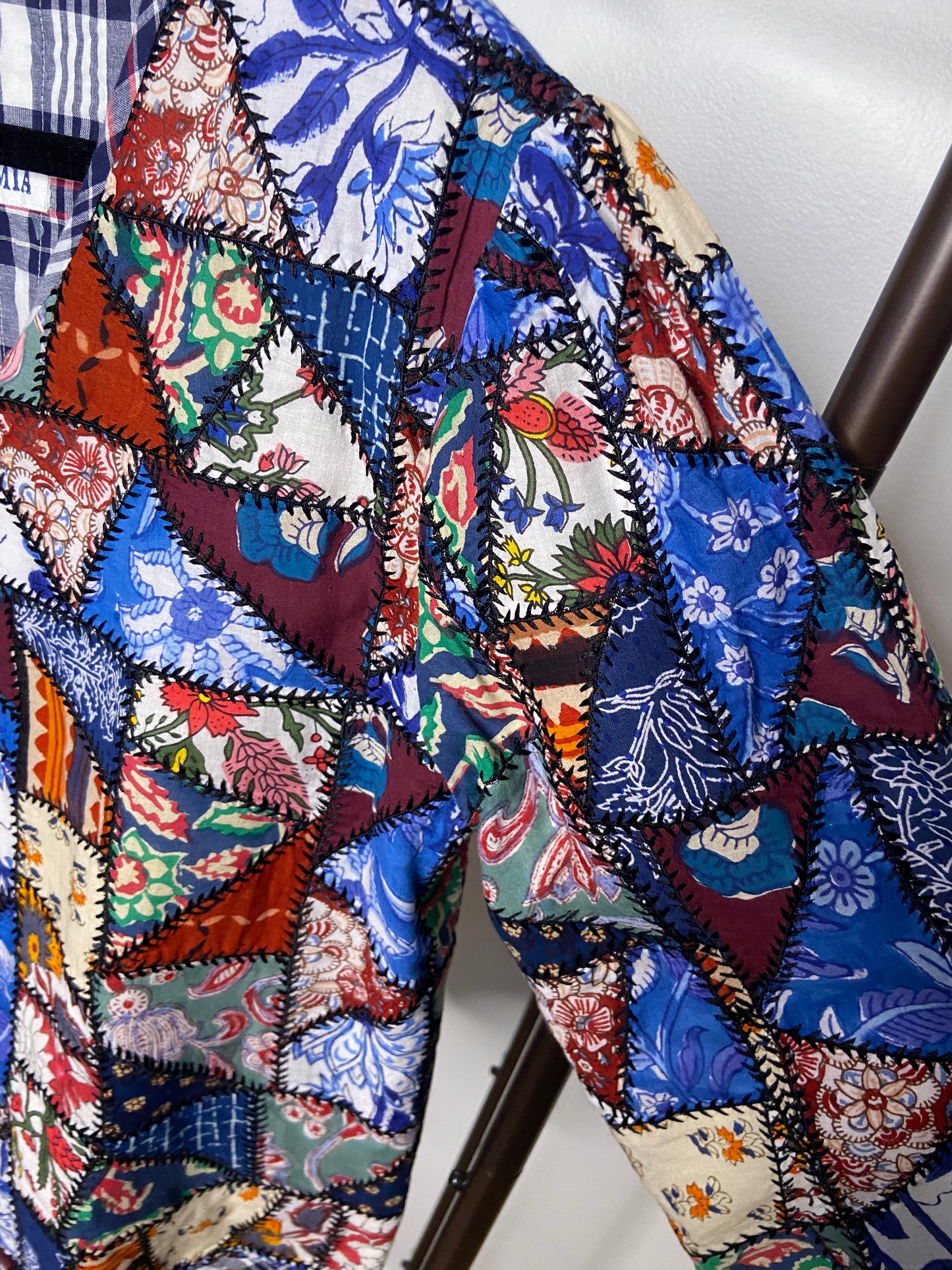 Alix of Bohemia Billie Broken Glass Quilted Jacket size XL