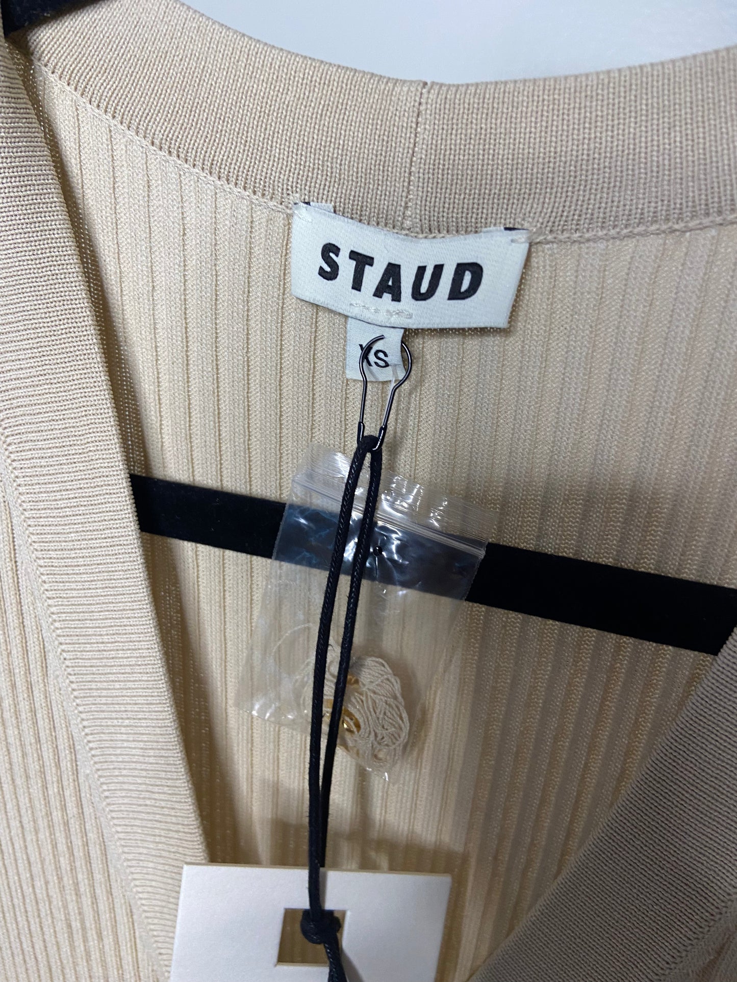 Staud Shoko Ribbed Sweater dress size XS