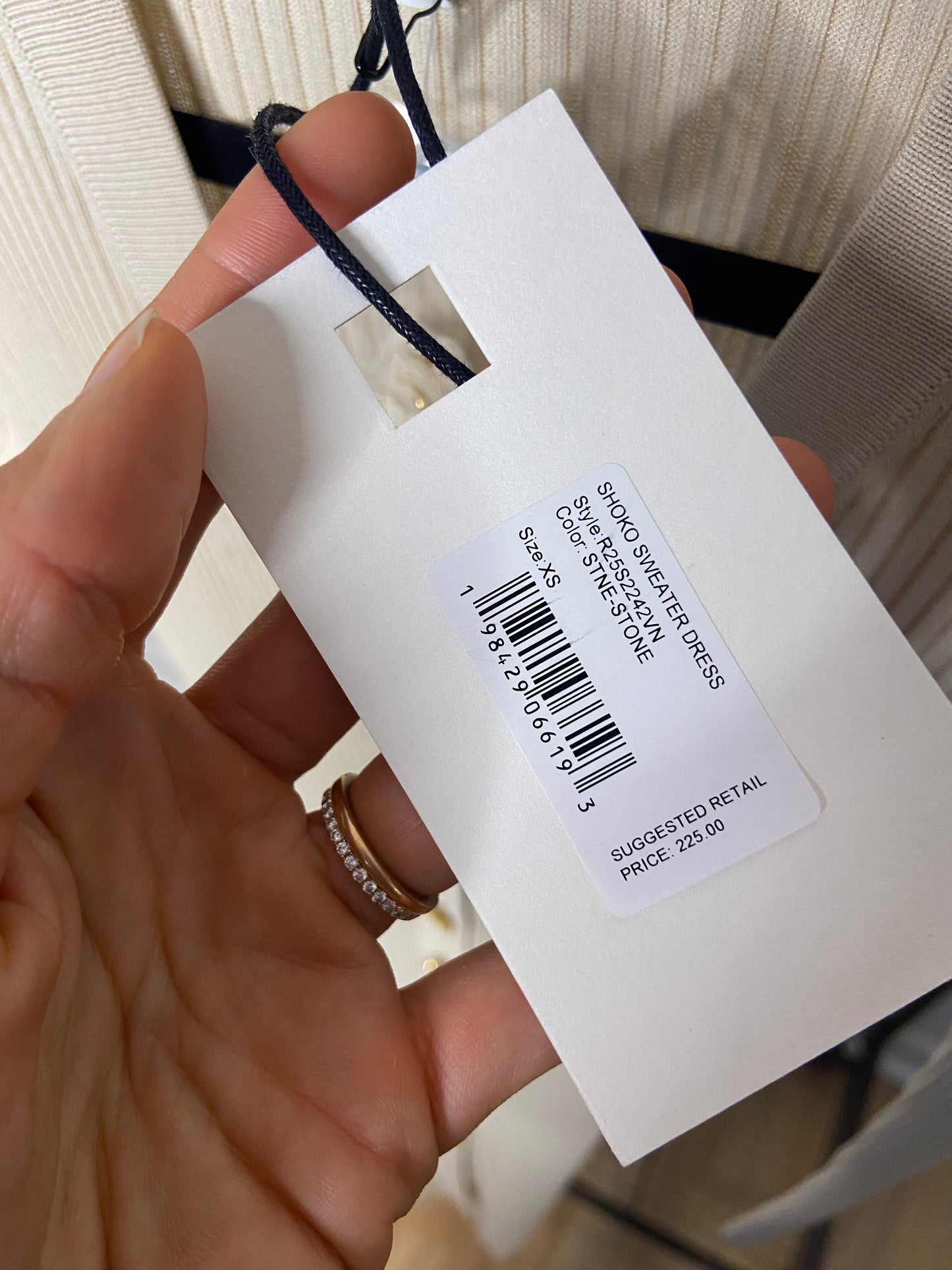 Staud Shoko Ribbed Sweater dress size XS