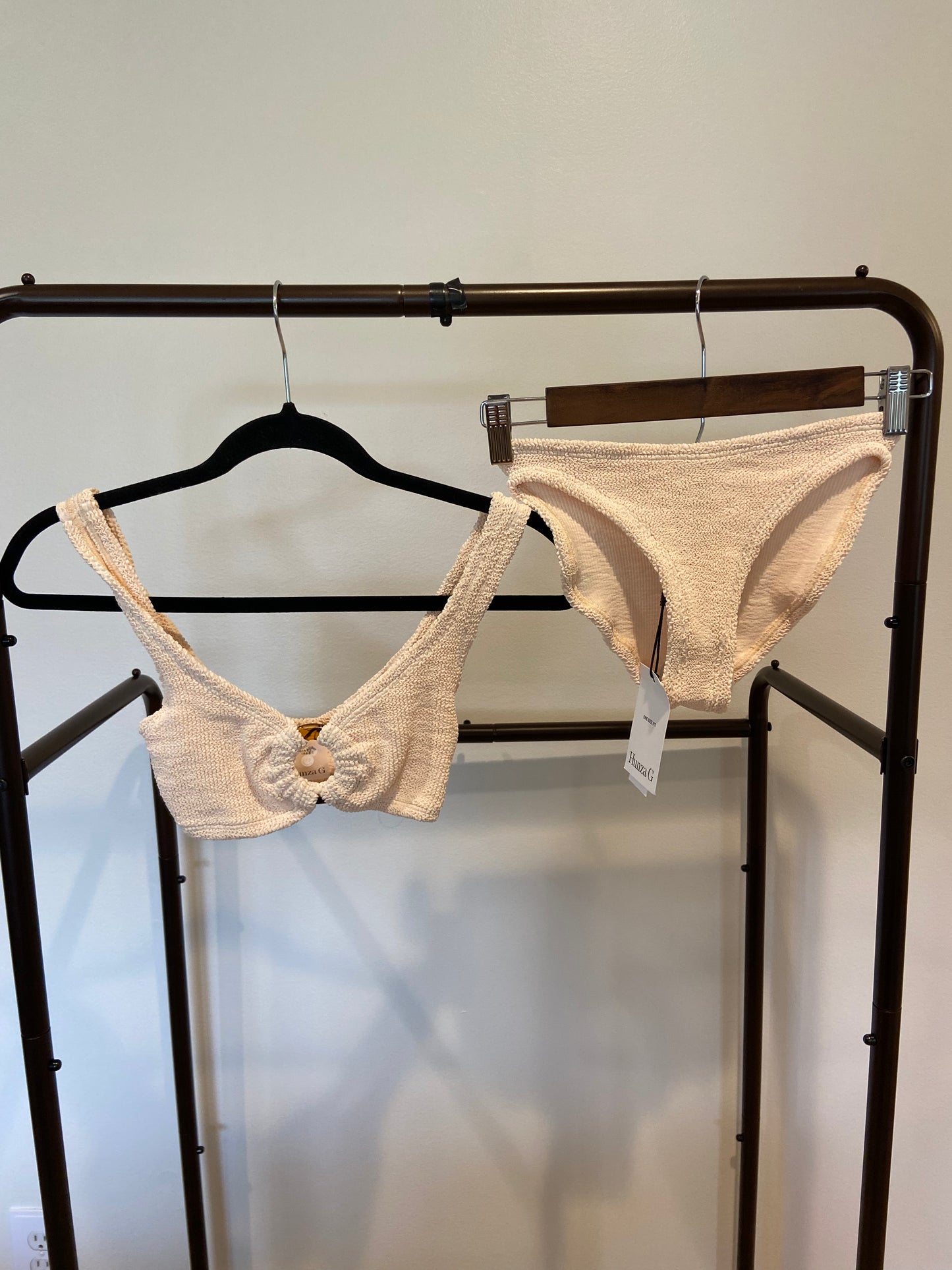 Hunza G Pink Julia Bikini Set size OS
