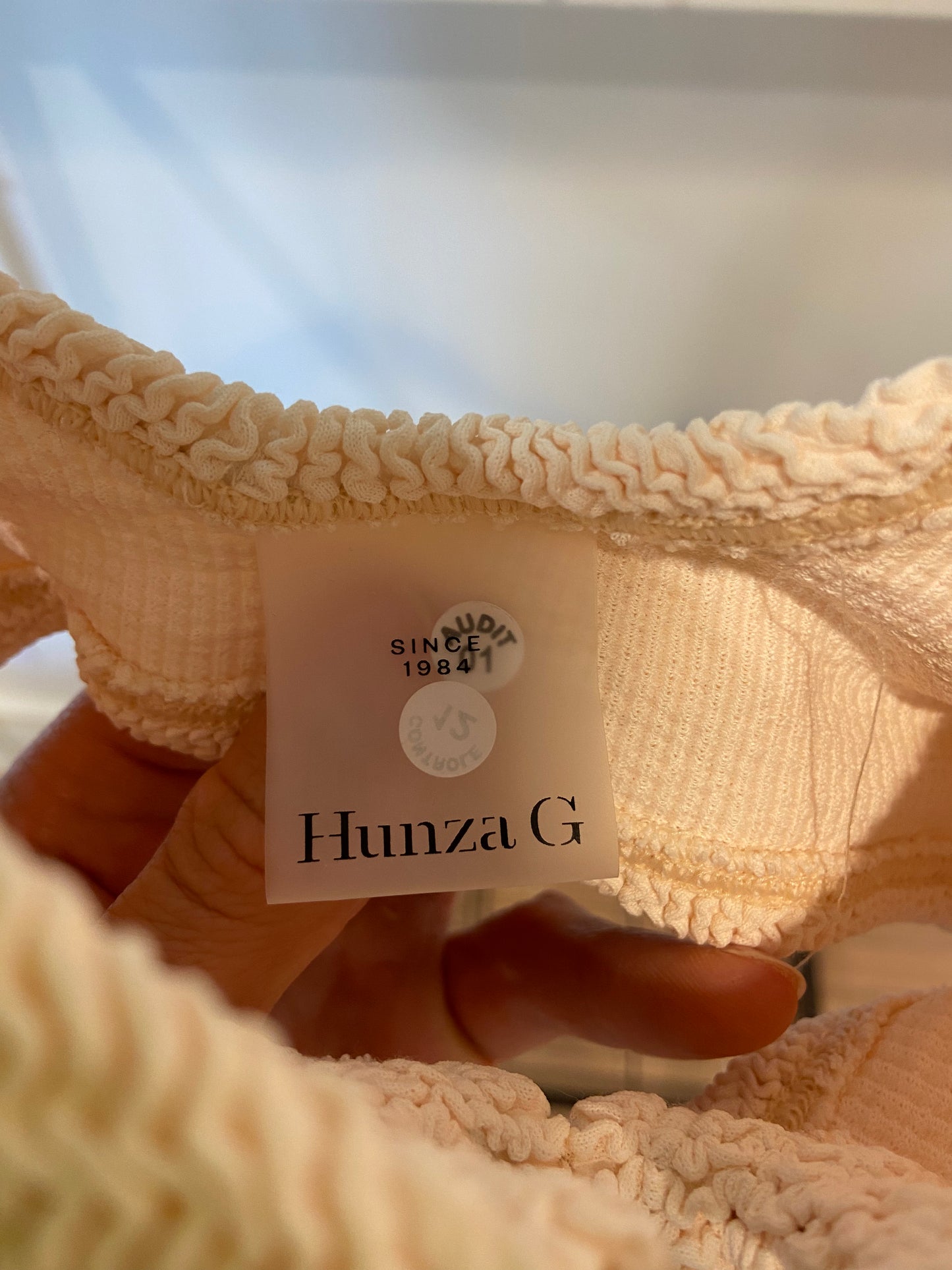 Hunza G Pink Julia Bikini Set size OS