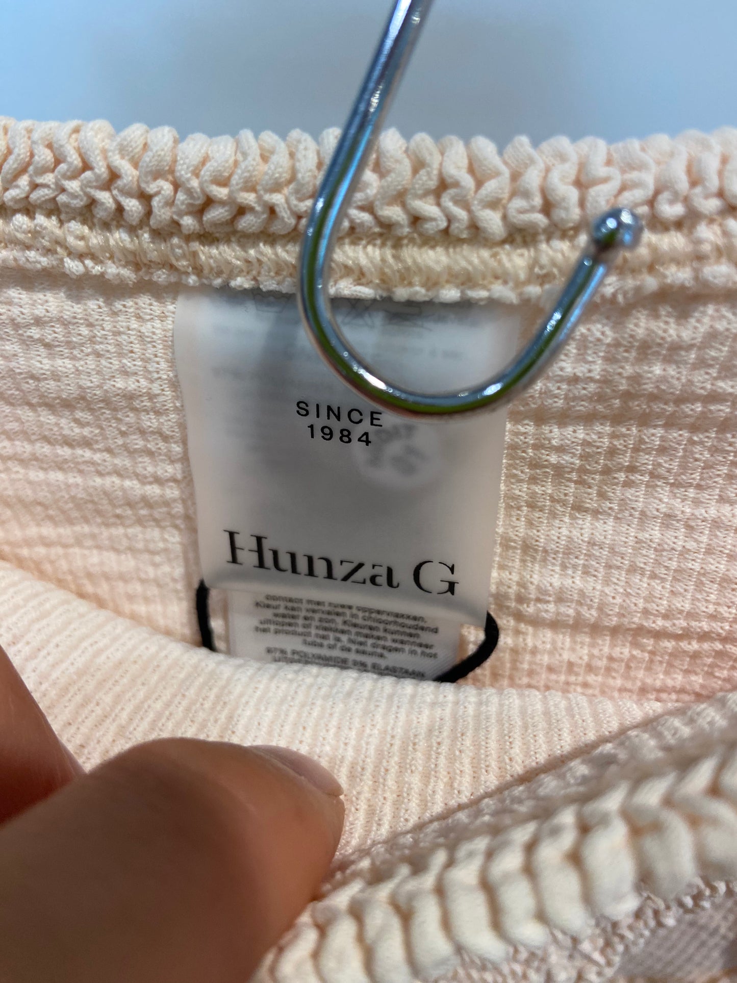 Hunza G Pink Julia Bikini Set size OS