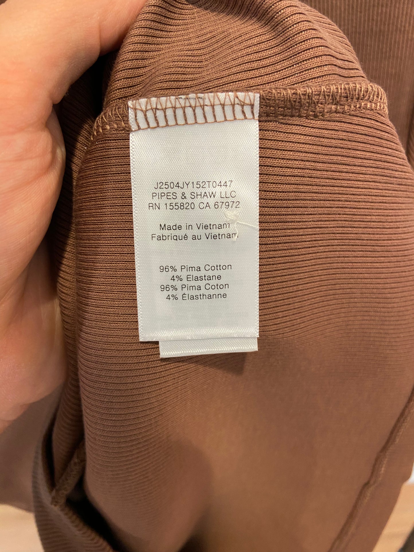 Veronica Beard Dekalb Stretch Cotton Henley Top in Ligh Chicory size S