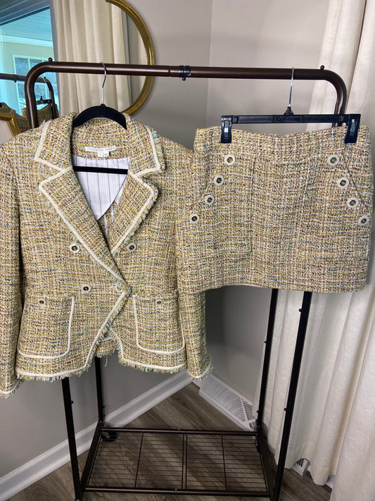 Veronica Beard Tweed Theron Jacket and Bond Skirt Set size 10